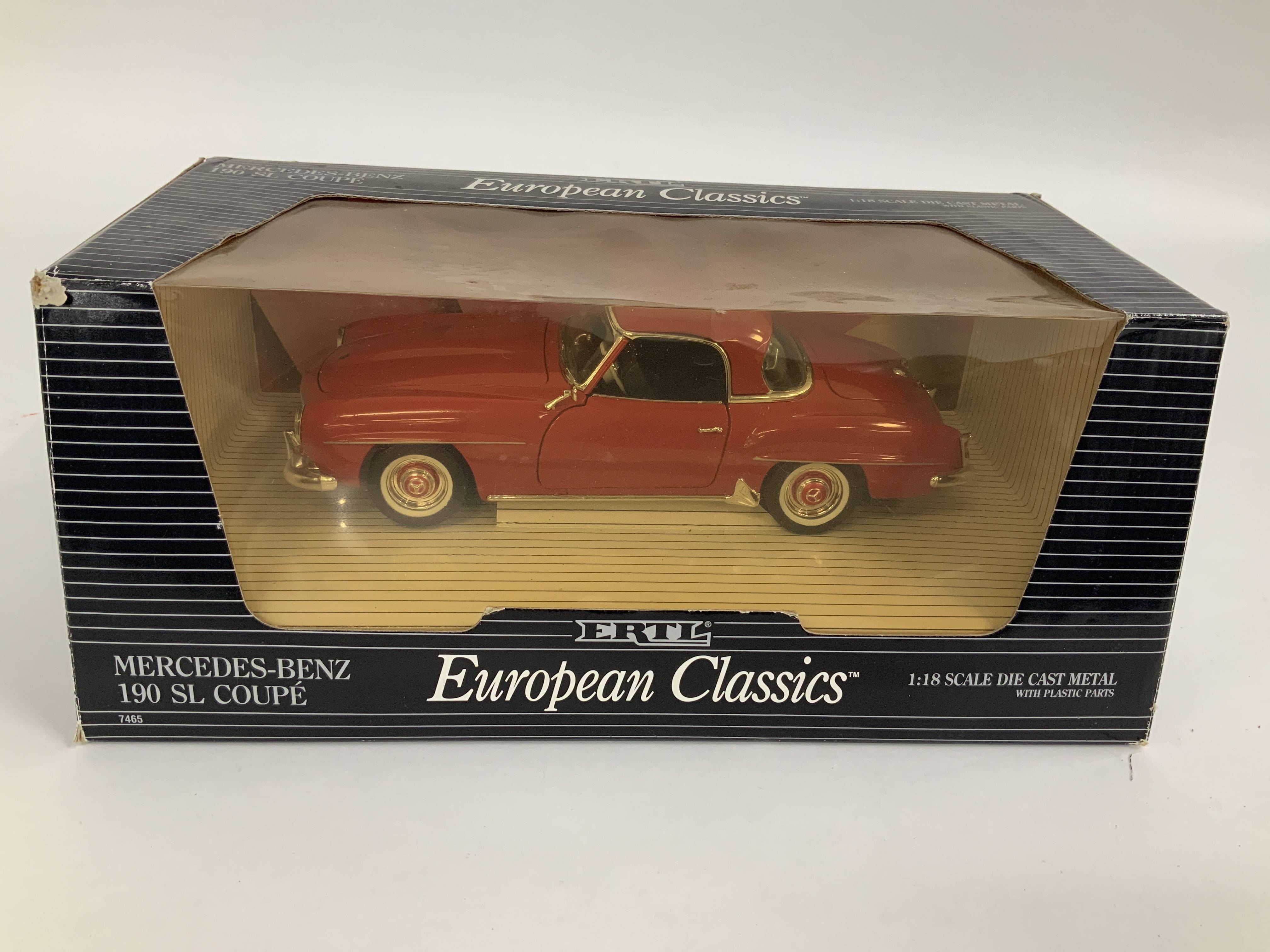 Mercedes-Benz 190SL Coupe Ertl European Classics Die-Cast Auction