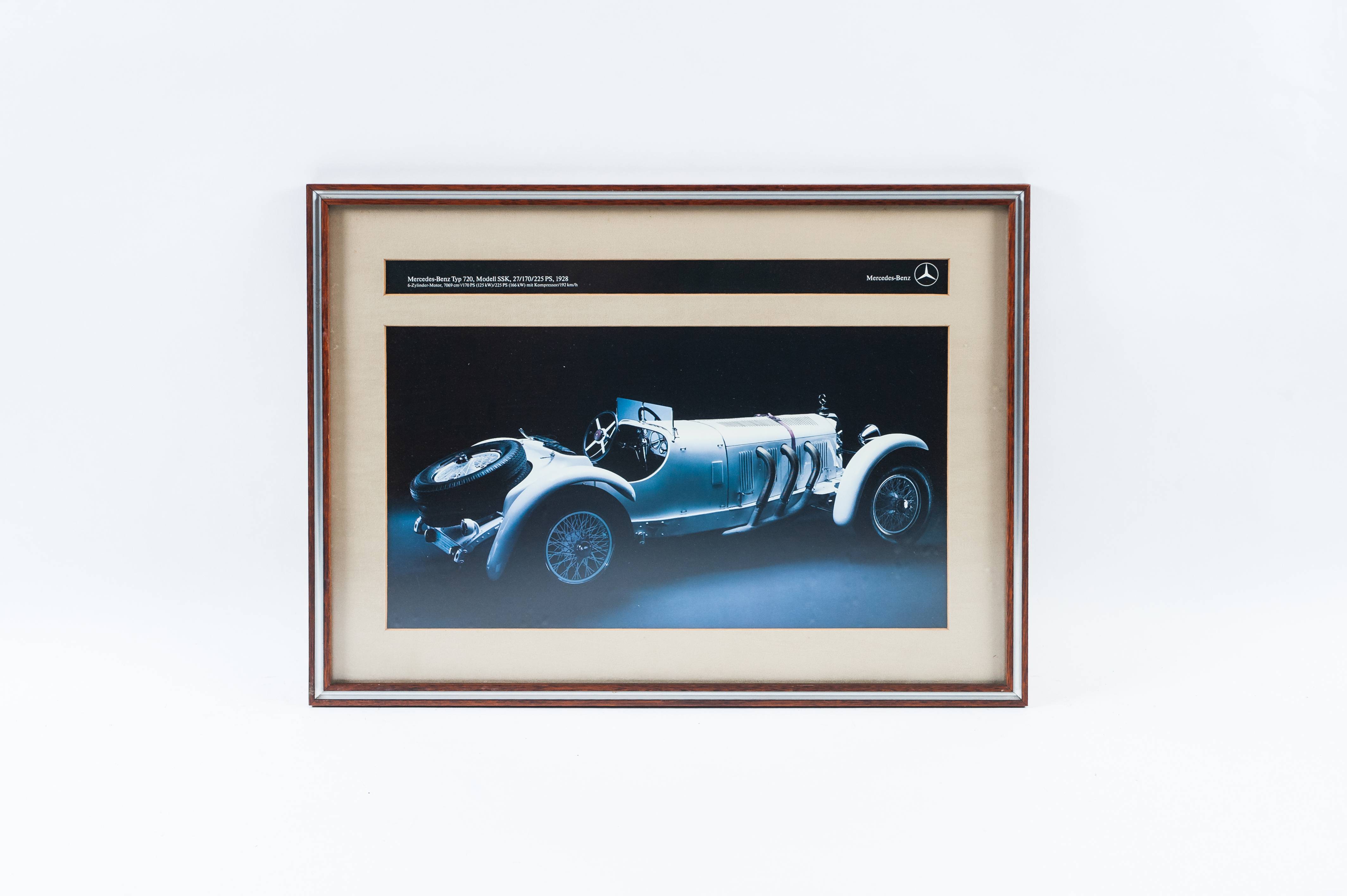 Mercedes-Benz 720 SSK Framed Print Auction | Mecum On Time