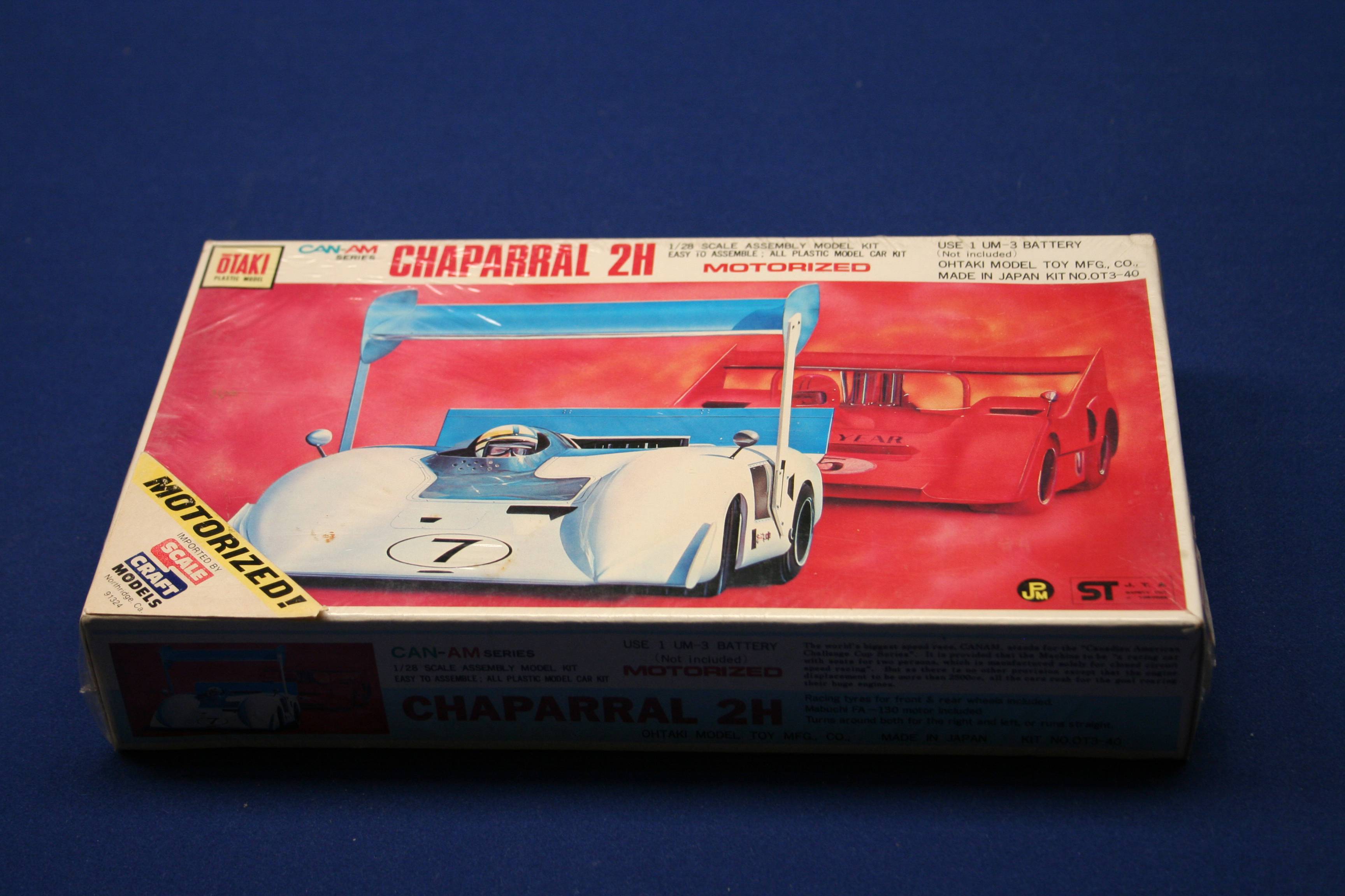 1:28 Chaparral 2H Scale Model Kit Auction | Mecum On Time