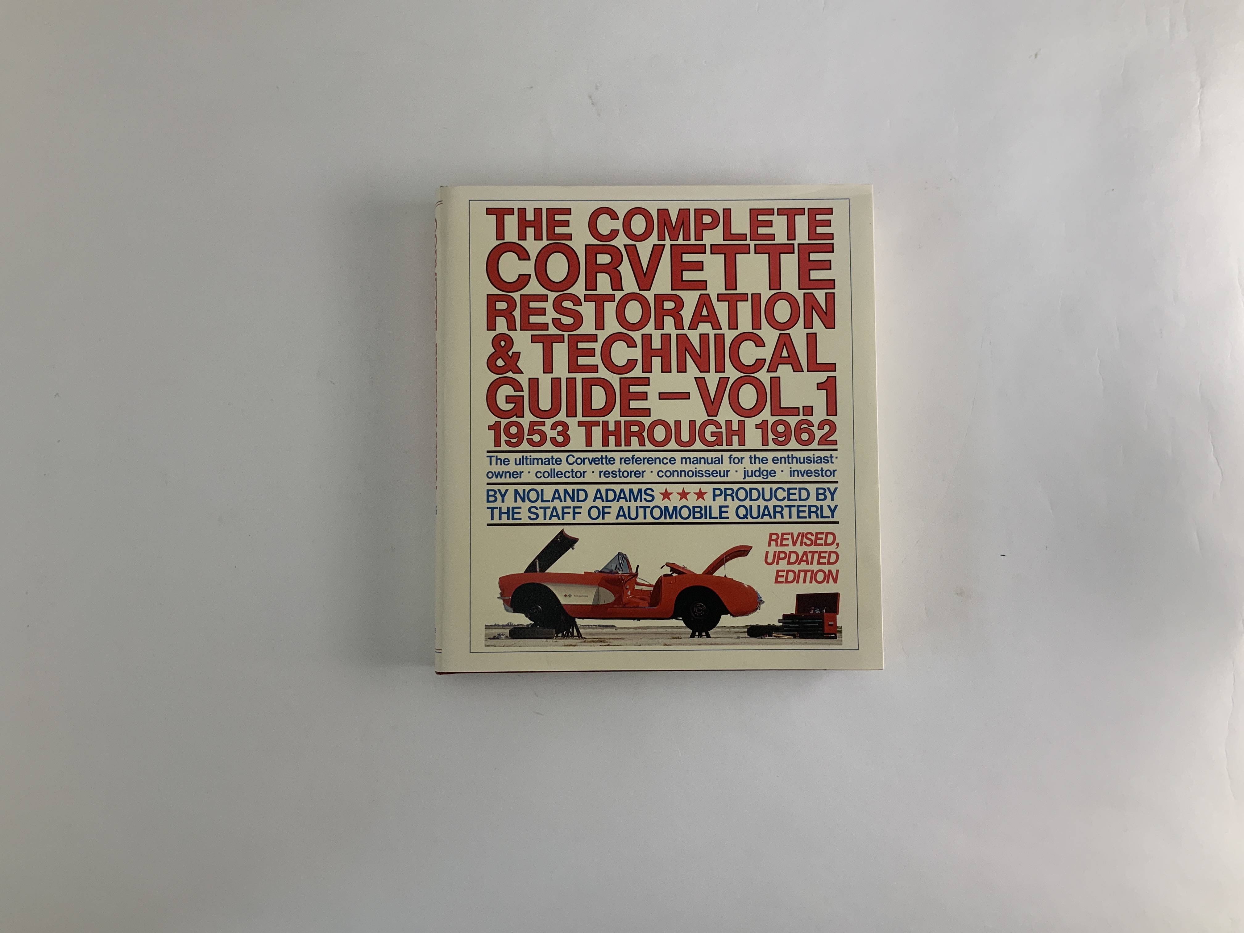 The Complete Corvette Restoration And Technical Guide Book Auction