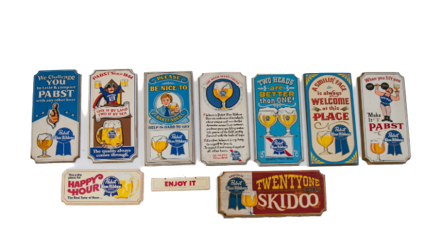 70sPabst Blue Ribbon パブスト　ブルーリボン　サインウッド 70sPabst Blue Ribbon パブスト ブルーリボン サインウッド