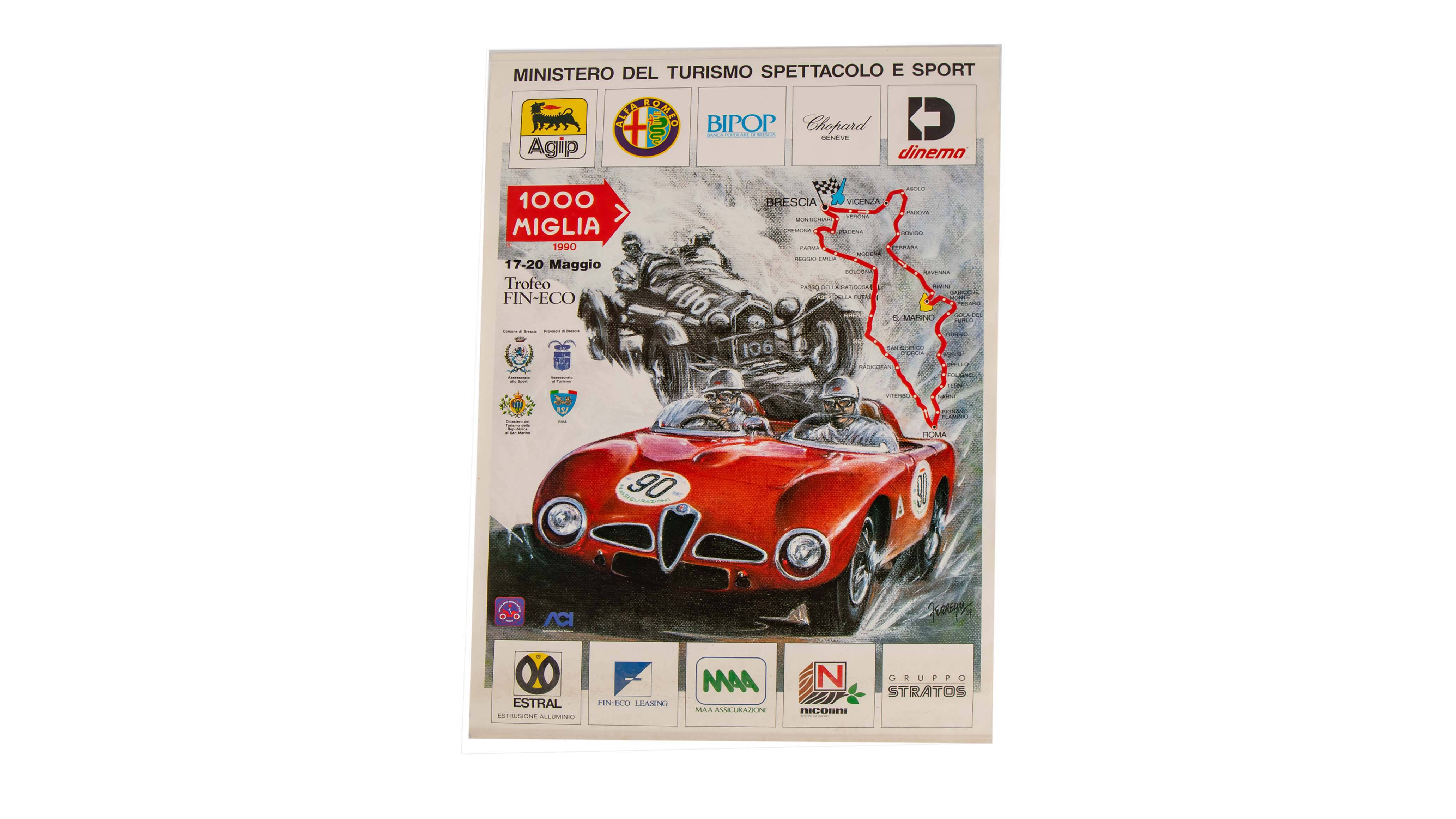 1000 Miglia 1990 Poster Auction | Mecum On Time