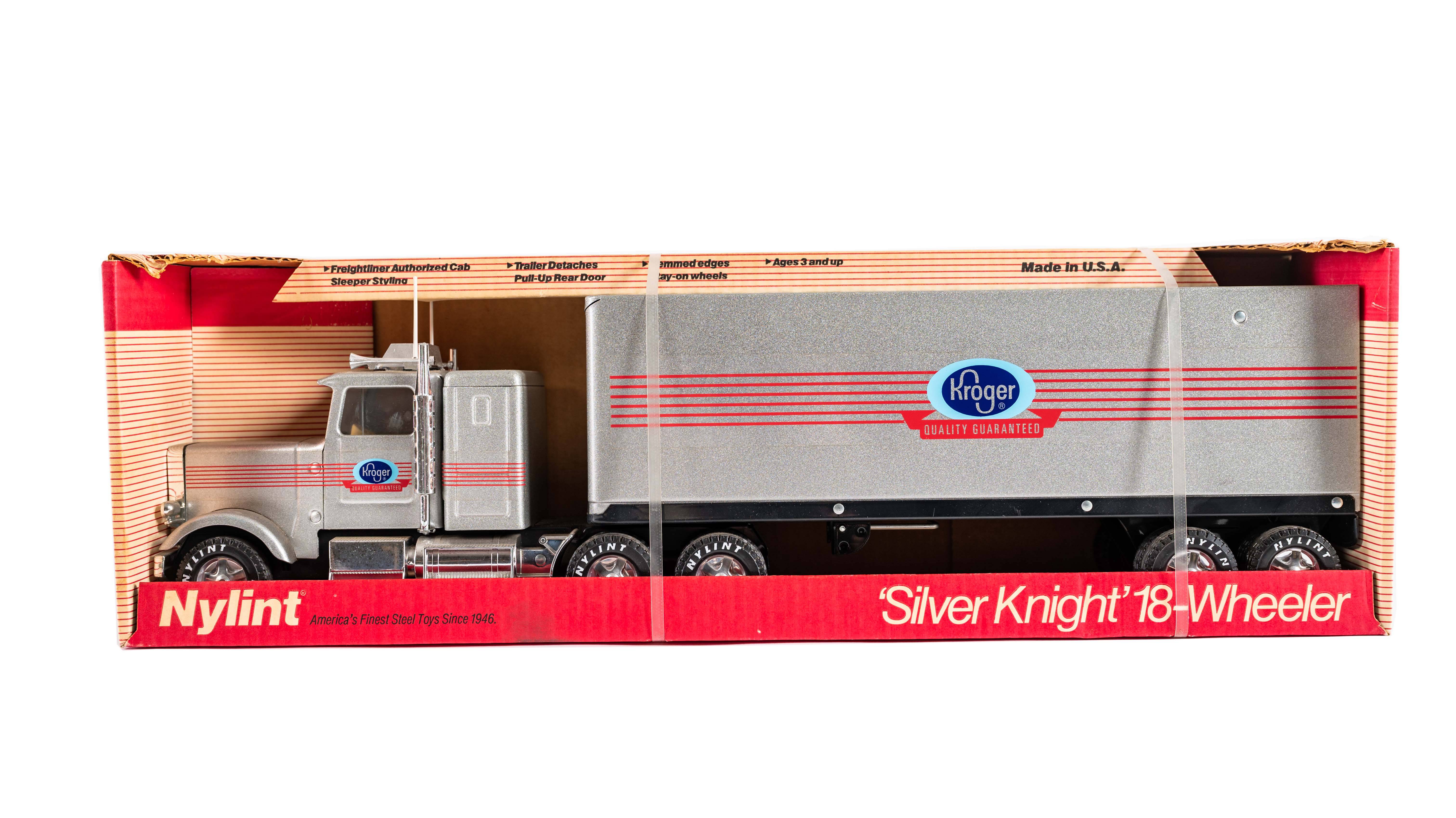 Nylint, 18-Wheeler Kroger Silver Knight Die-Cast Truck Auction