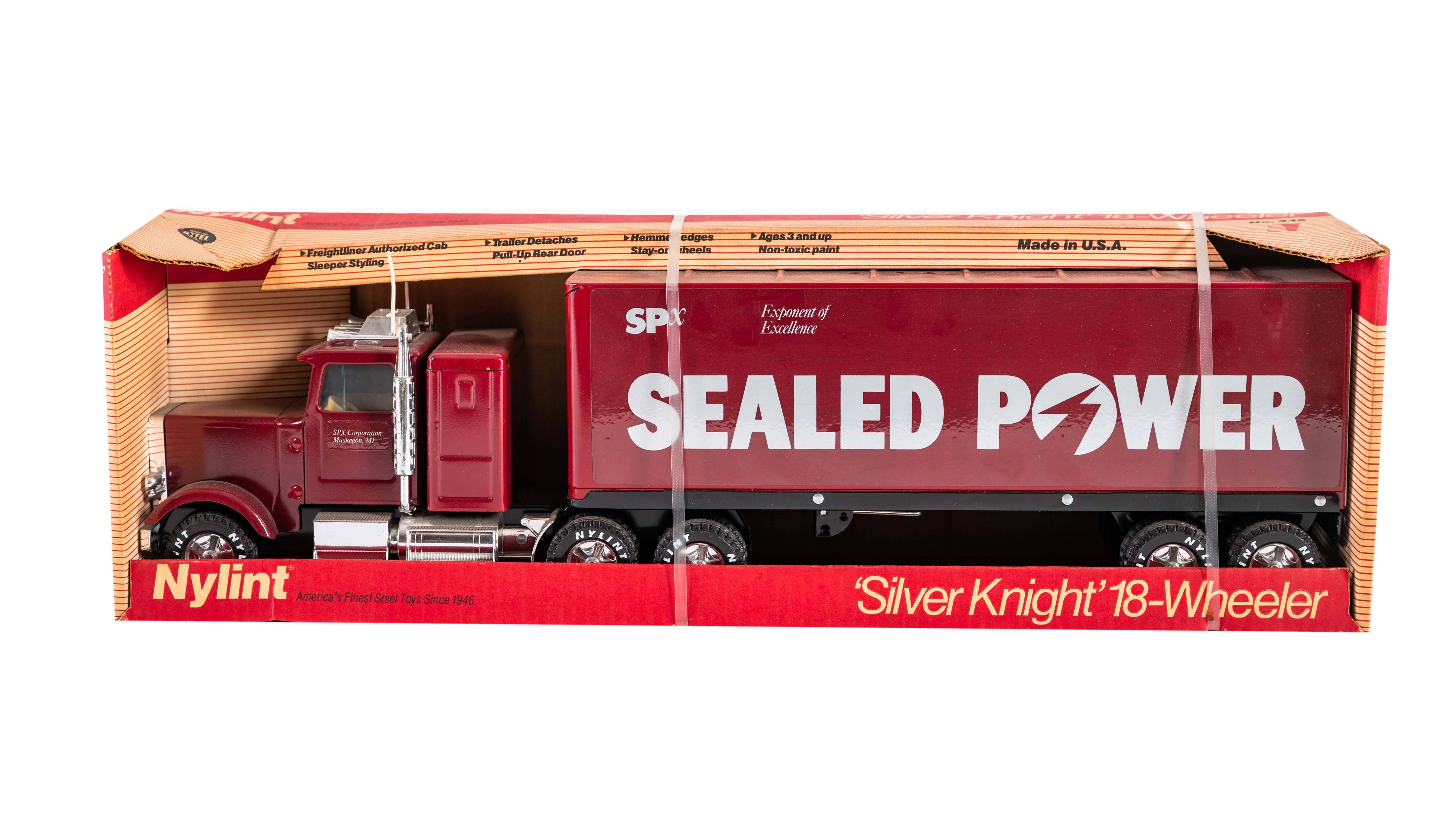 Nylint, Silver Knight 18-Wheeler Sealed Power Die-Cast Truck