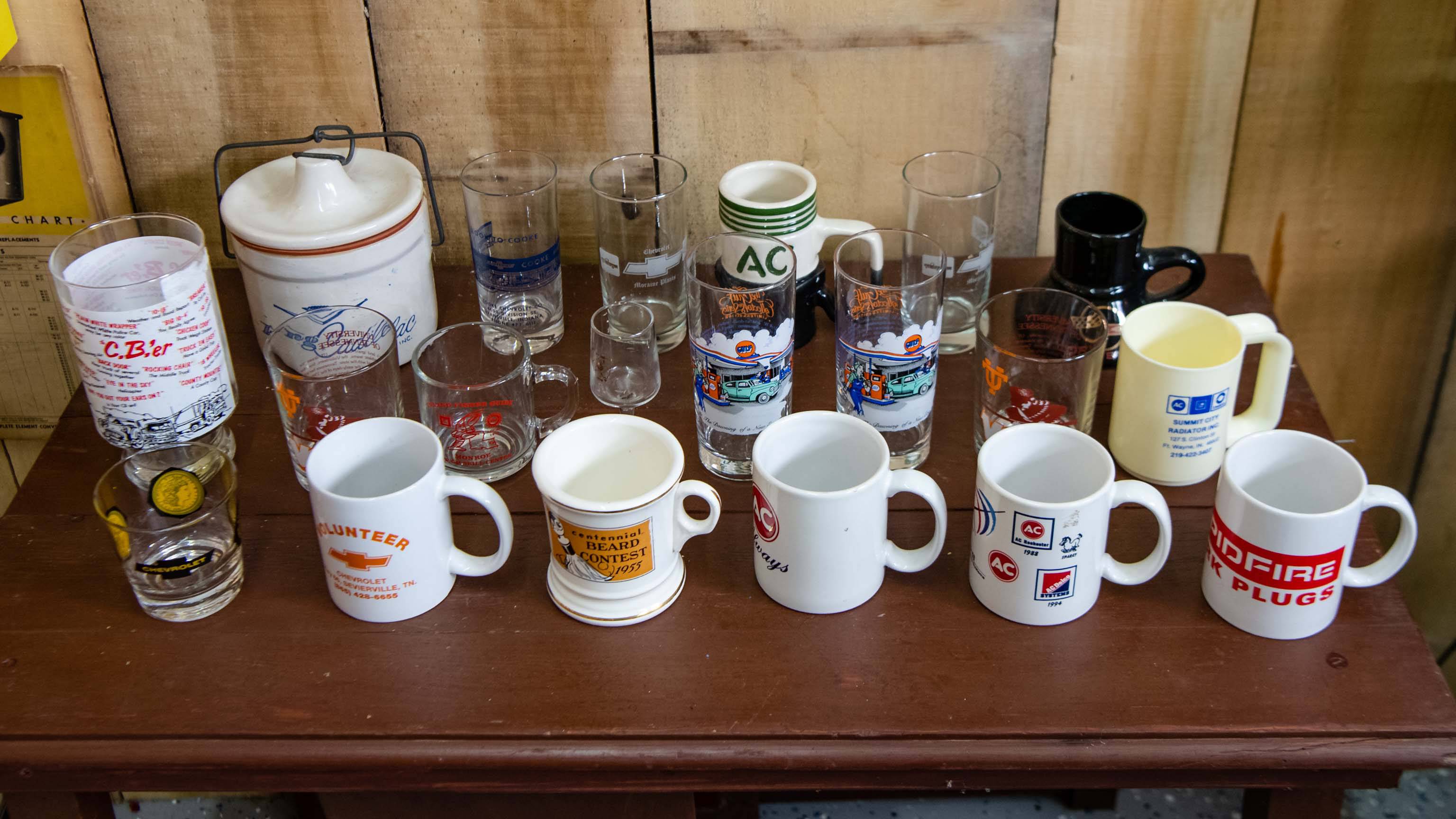 Gulf, AC, Chevrolet and Various Drinking Glasses & Mugs Auction | Mecum On  Time