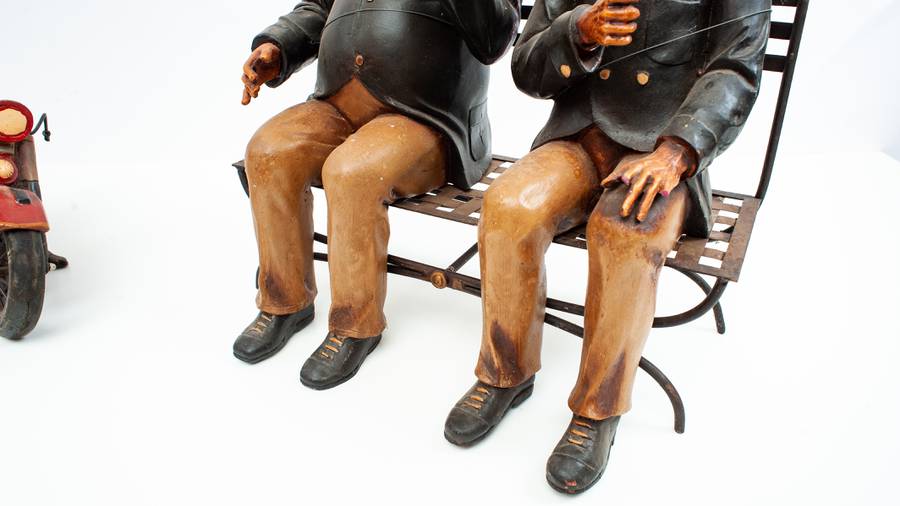 Figurines Laurel Et Hardy 1/8 – Résine, Non Peintes, édition Cinéma, Plusieurs Marques