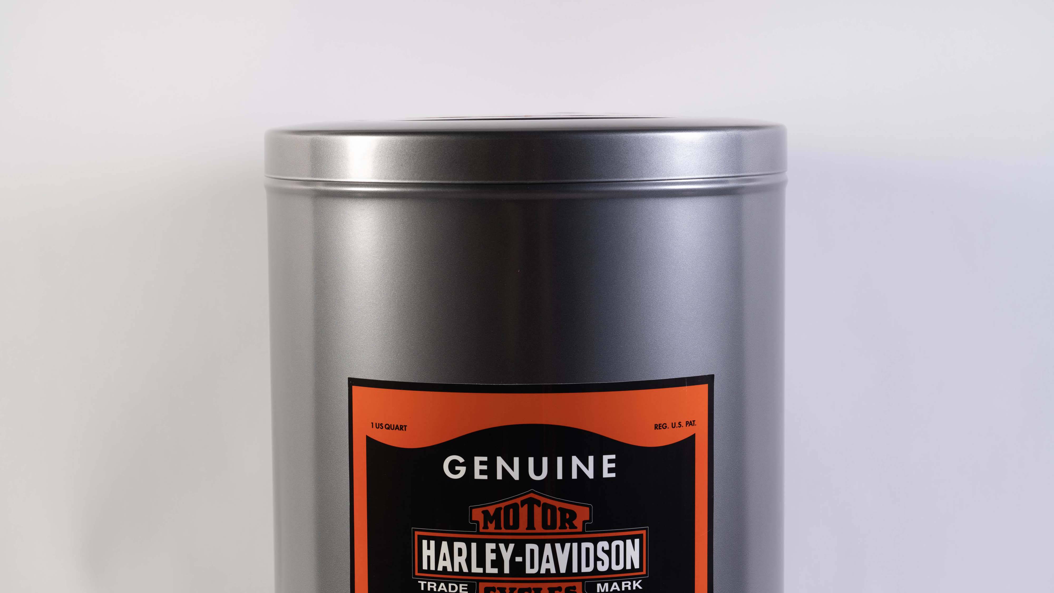 Harley-Davidson Genuine Motor Oil Trash Can Auction | Mecum