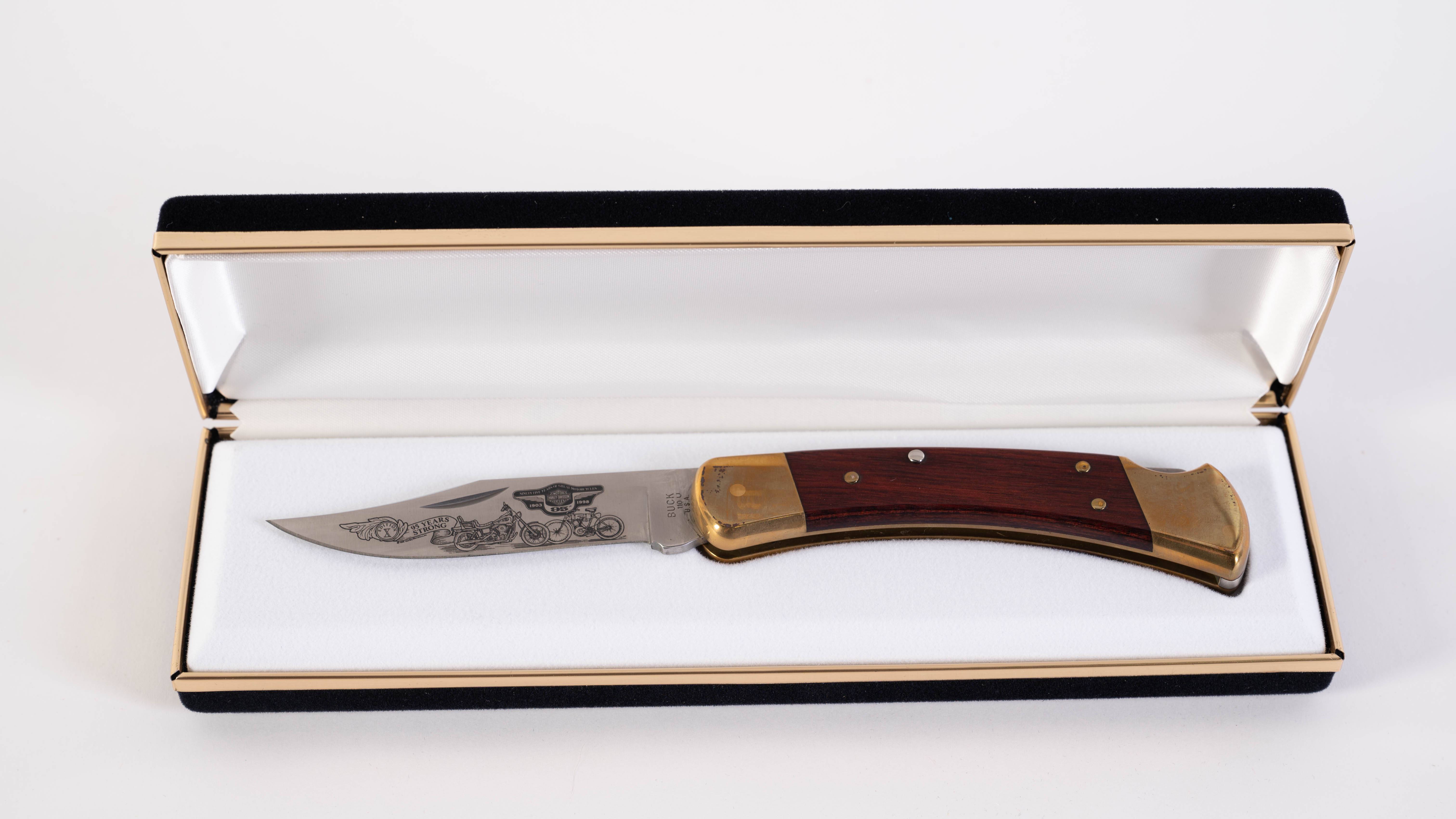 Harley-Davidson　アニバーサリーナイフ Lot - Harley Davidson 50th Anniversary Collectible Knife