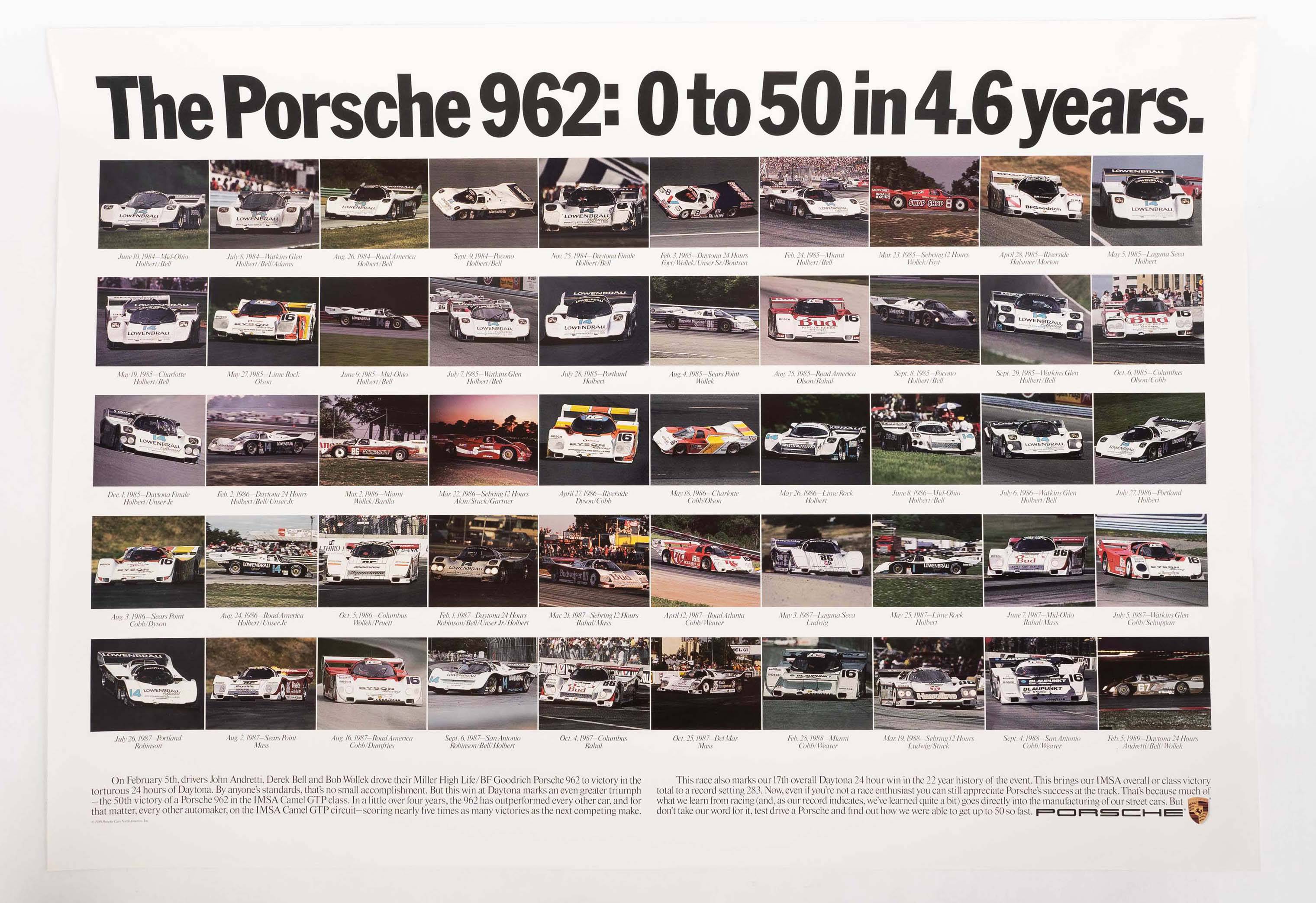 フランキーFACTORYページ Porsche Original Factory Poster 