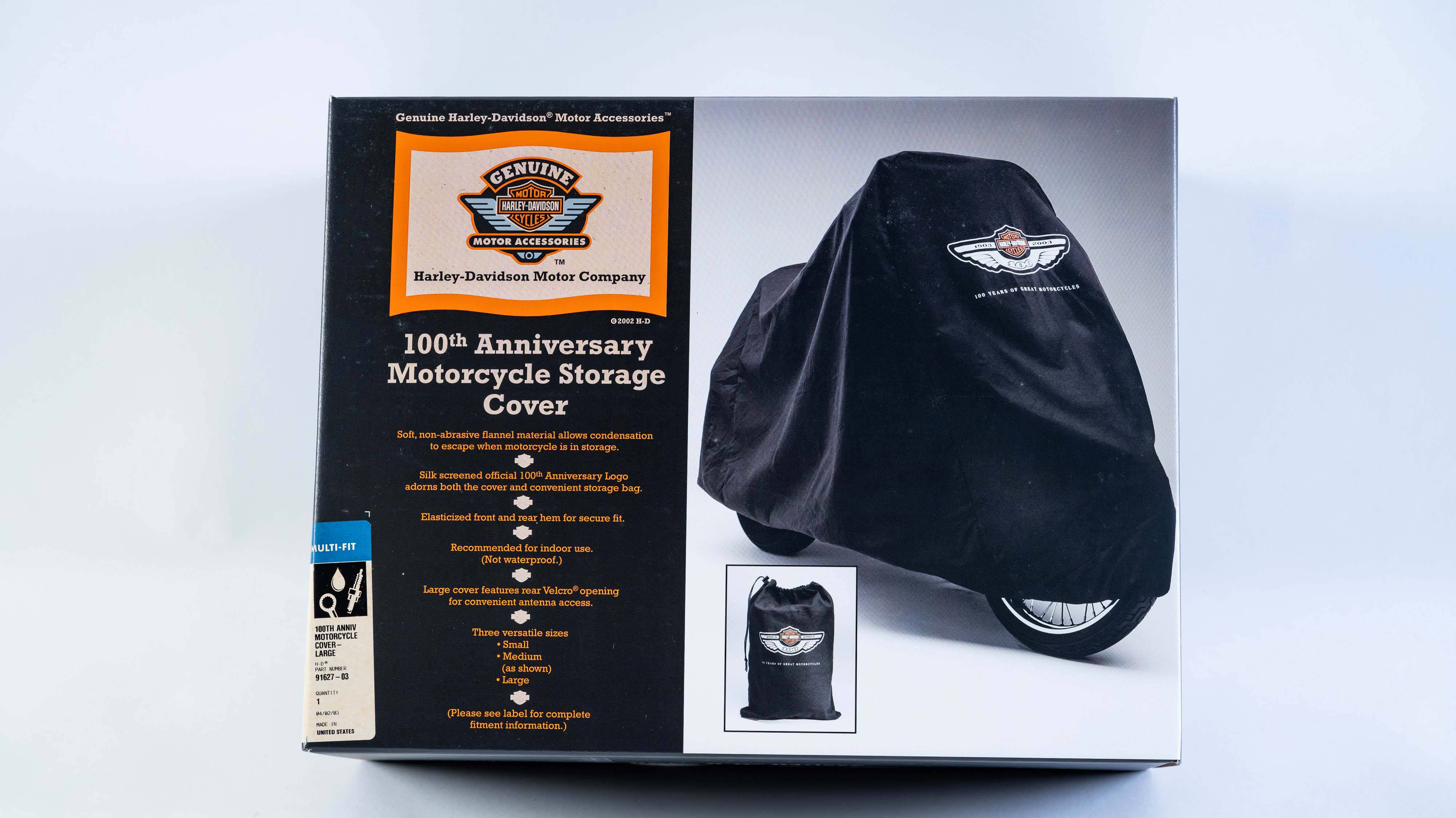 Harley-Davidson 100th Anniversary Motorcycle Storage Cover, Large