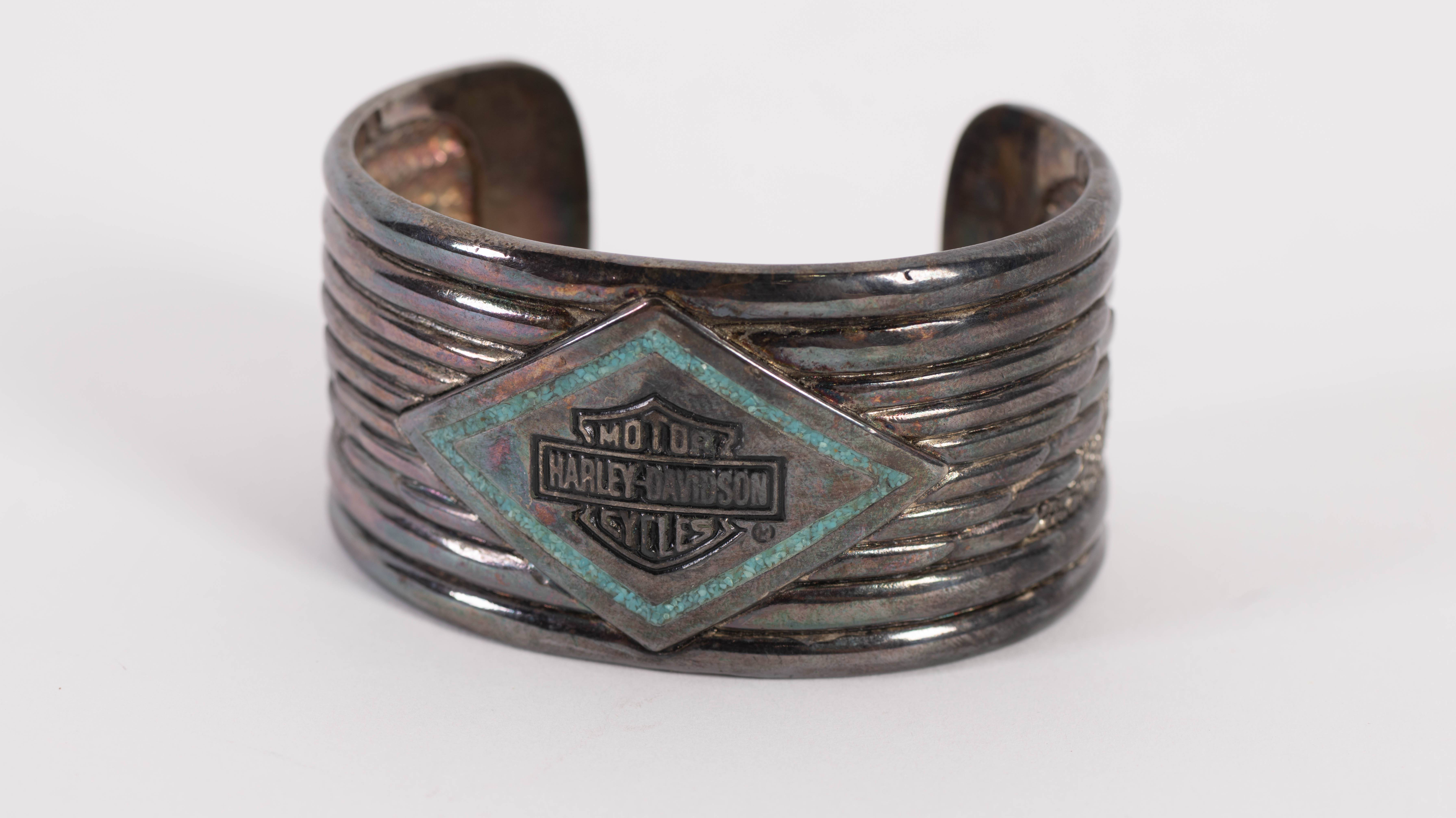 HARLEY-DAVIDSON バングル 90年代 HARLEY-DAVIDSON バングル 90年代 1994 Harley-Davidson Silver Tone
