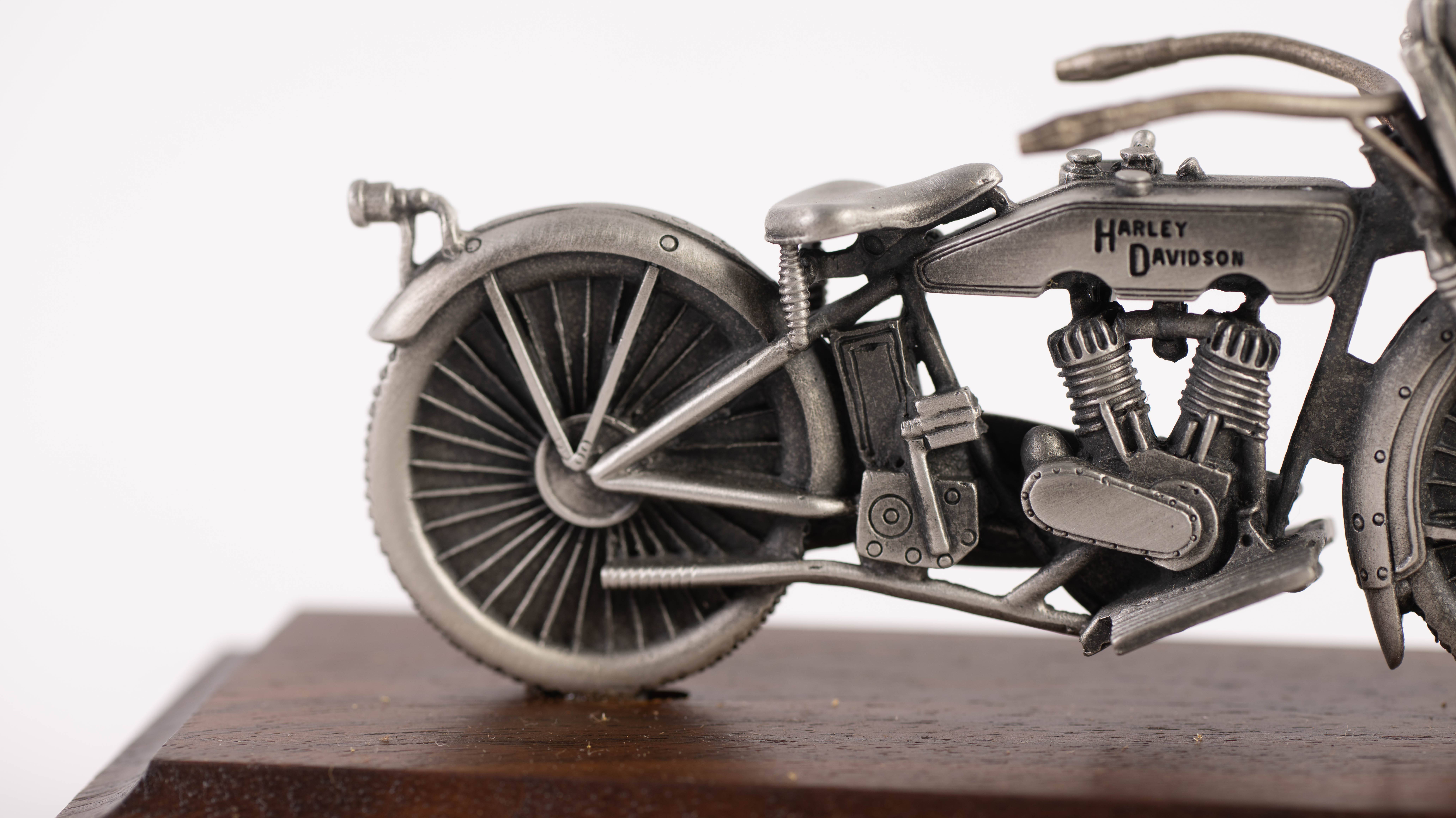 Harley-Davidson 1922 JD First 74 cu in. Pewter Replica, #617