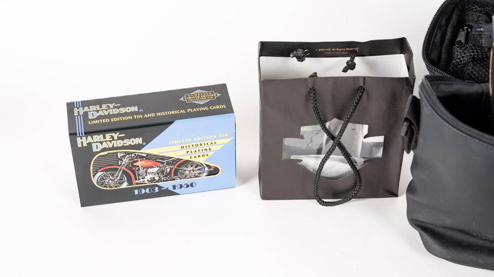 harley davidson limited edition tin historical playing cards Harley-Davidson Vintage Series 6
