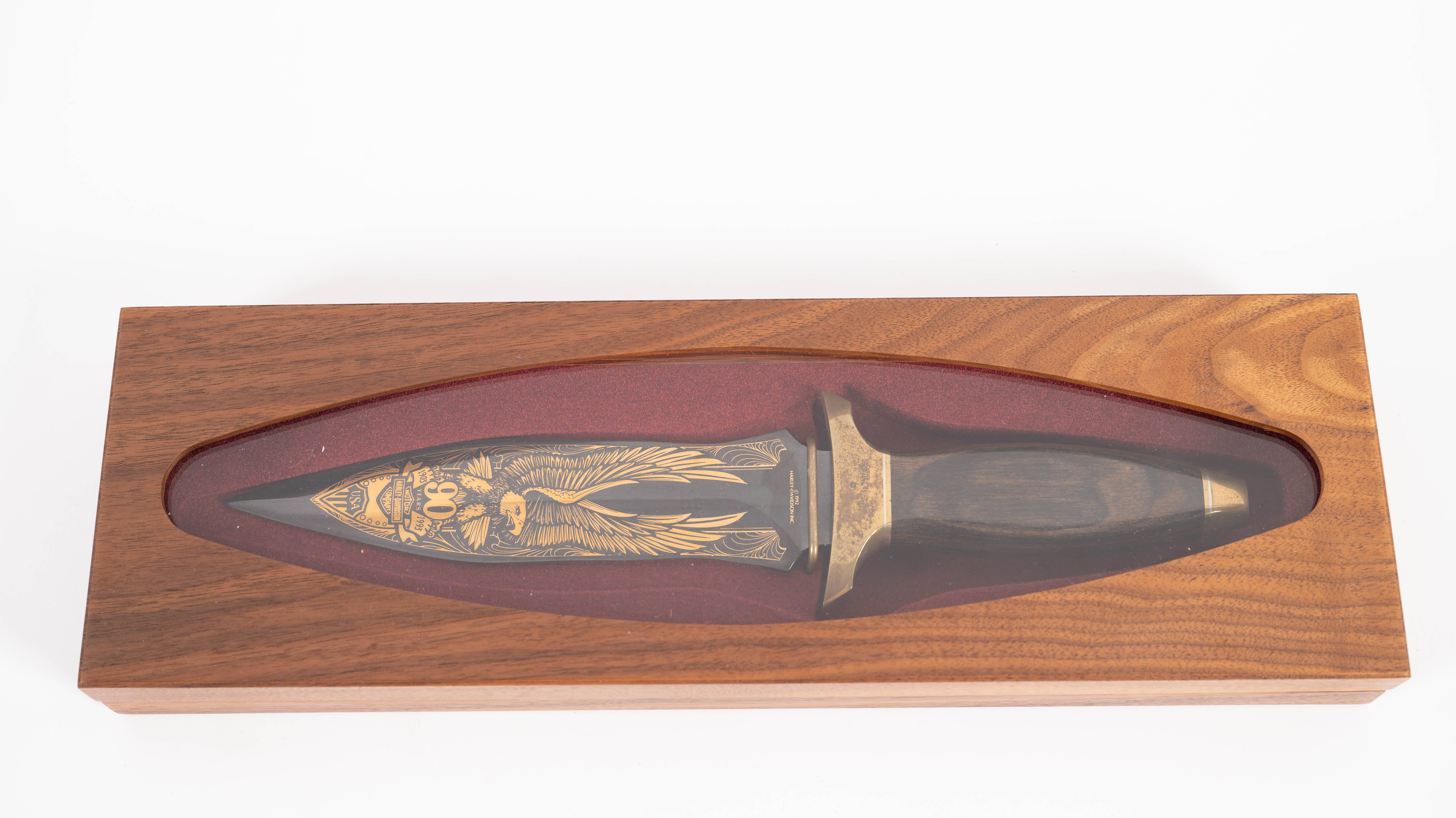 Harley-Davidson　アニバーサリーナイフ Harley-Davidson 90th Anniversary Dagger, #978 of 3000