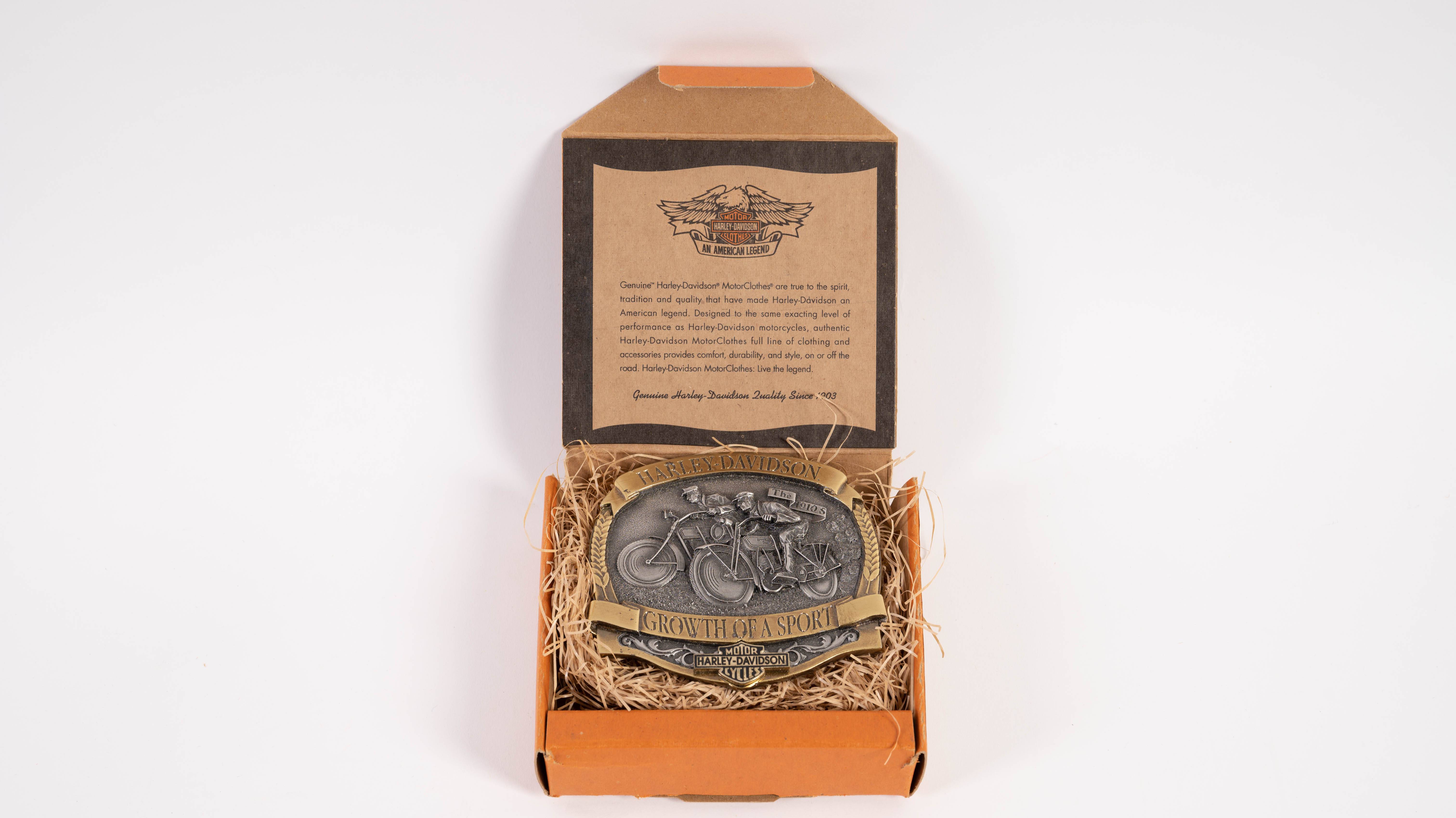 LEGENDARY HARLEY DAVIDSON MOTORCYCLES BUCKLE Harley Davidson limited edition belt buckle main image 4