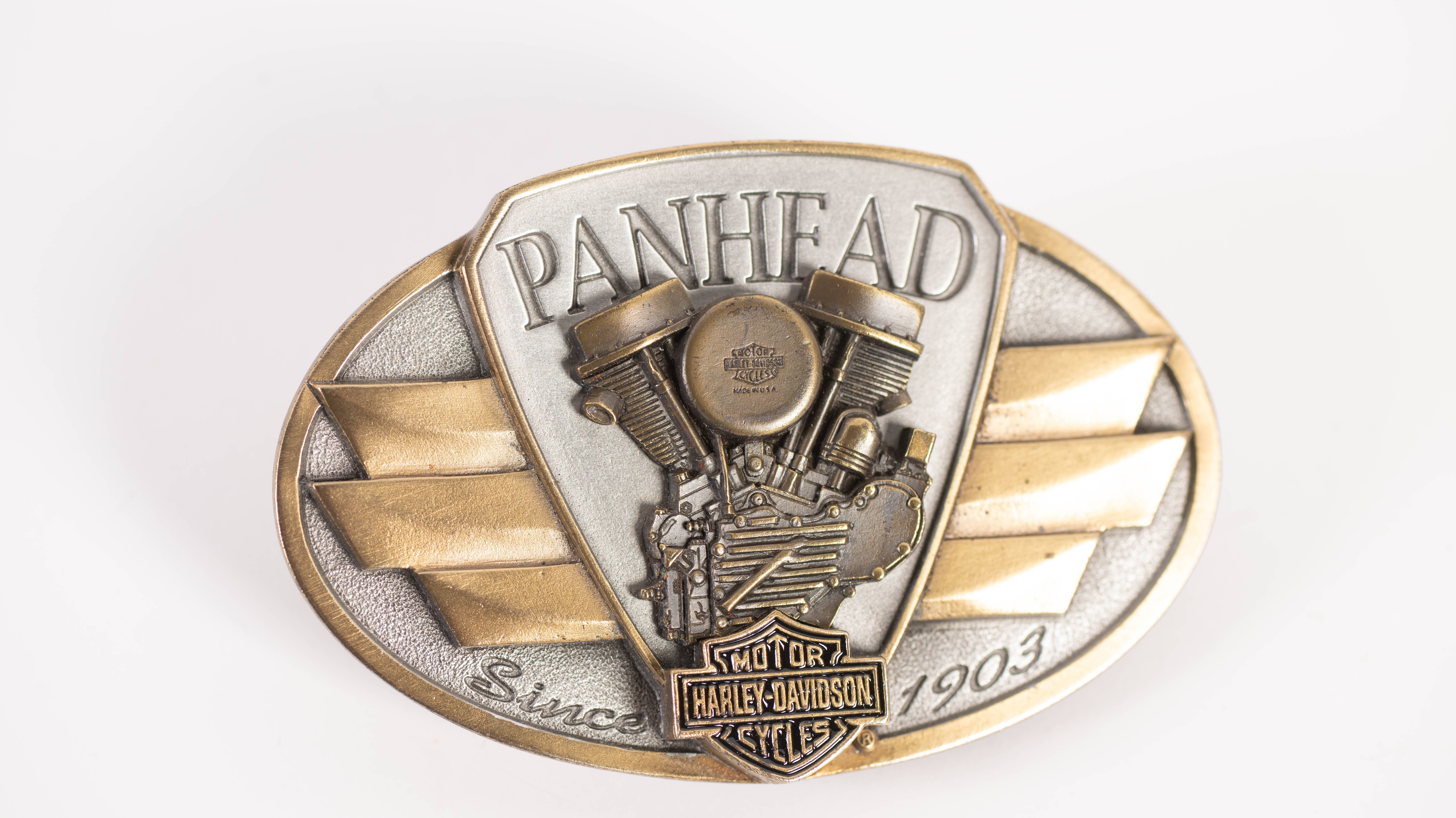 1996 Harley-Davidson Southwestern Belt Buckle | Rare Enamel Inlay Harley Davidson Motorcycle Biker Soaring Eagle Belt Buckle  main image 2