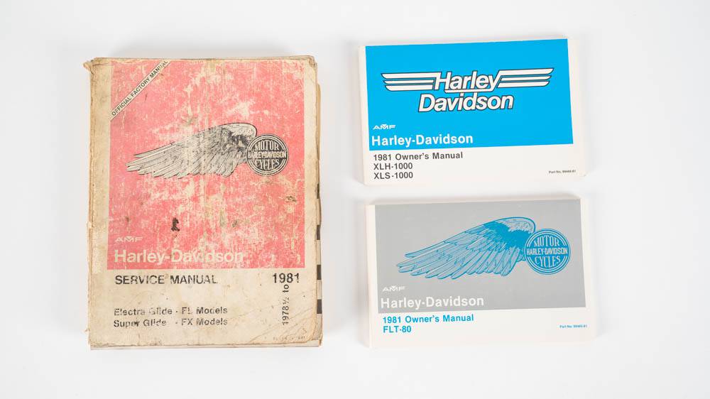 1981 Harley-Davidson サービスマニュアル Harley-Davidson 1981: Original Owner's Manuals and Service Manual