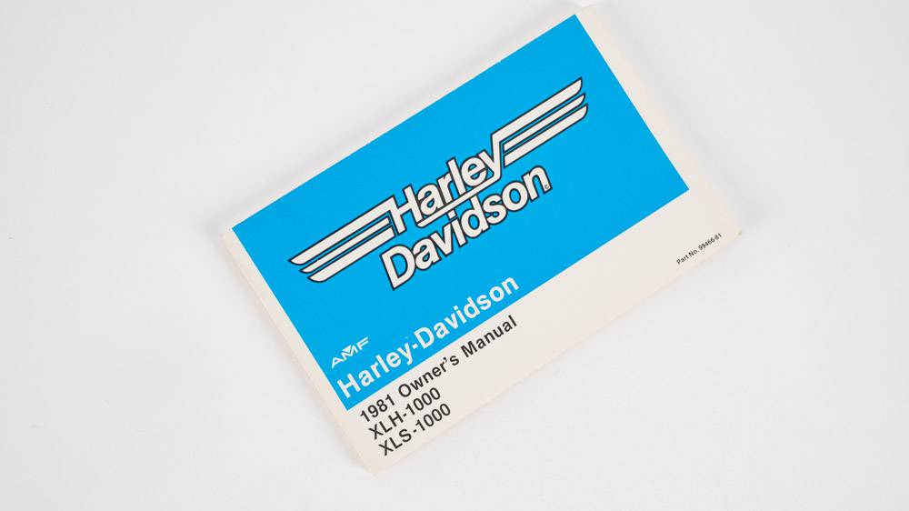 1981 Harley-Davidson サービスマニュアル Harley-Davidson 1981: Original Owner's Manuals and Service Manual
