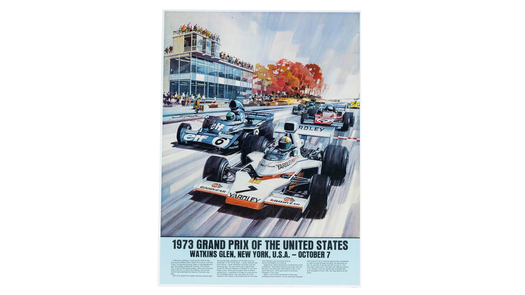 1973 Grand Prix of The United States at Watkins Glen Race Recap