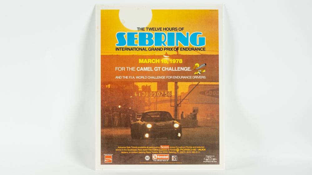 1978 The Twelve Hours of Sebring Race Poster Auction | Mecum On Time