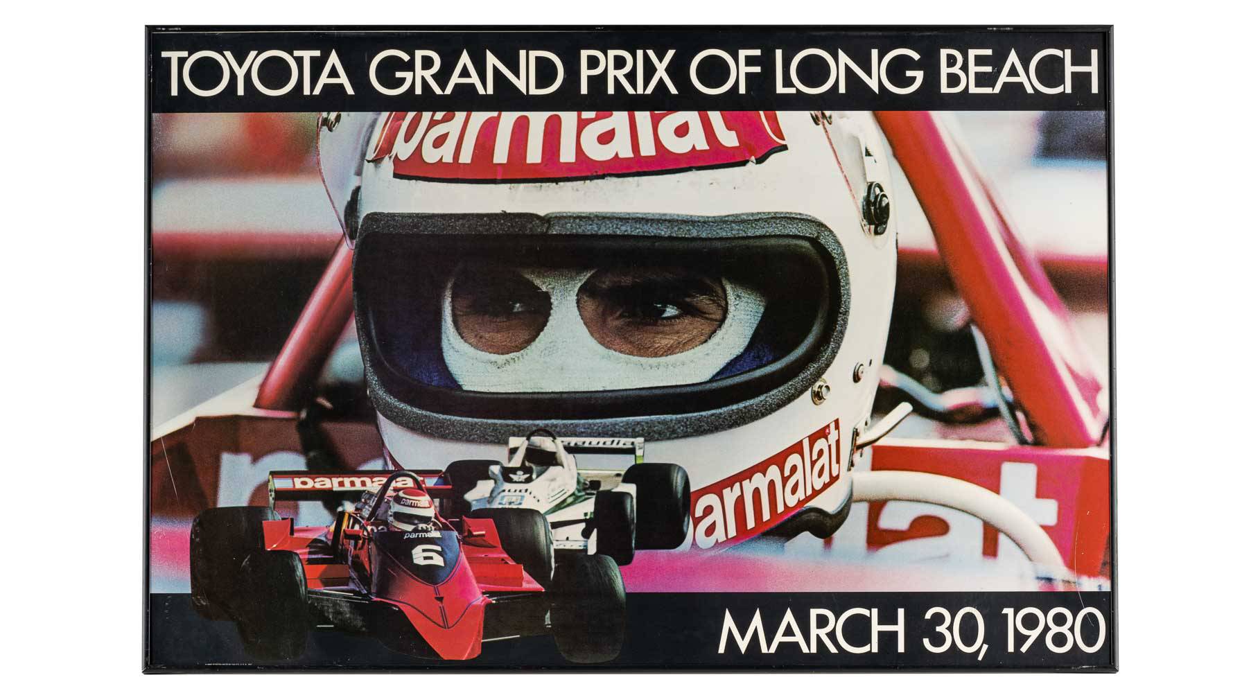1980 Toyota Grand Prix of Long Beach Race Poster, Featuring
