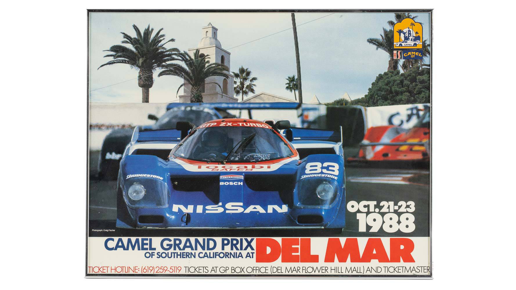 1988 Camel Grand Prix, Del Mar Race Poster Auction | Mecum On Time