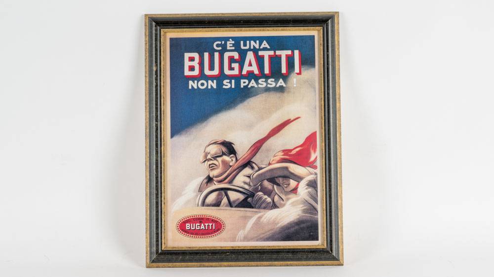 AUTOMOTRICE BUGATTI TRAIN Rttf - POSTER HQ 50x70cm d'une AFFICHE VINTAGE