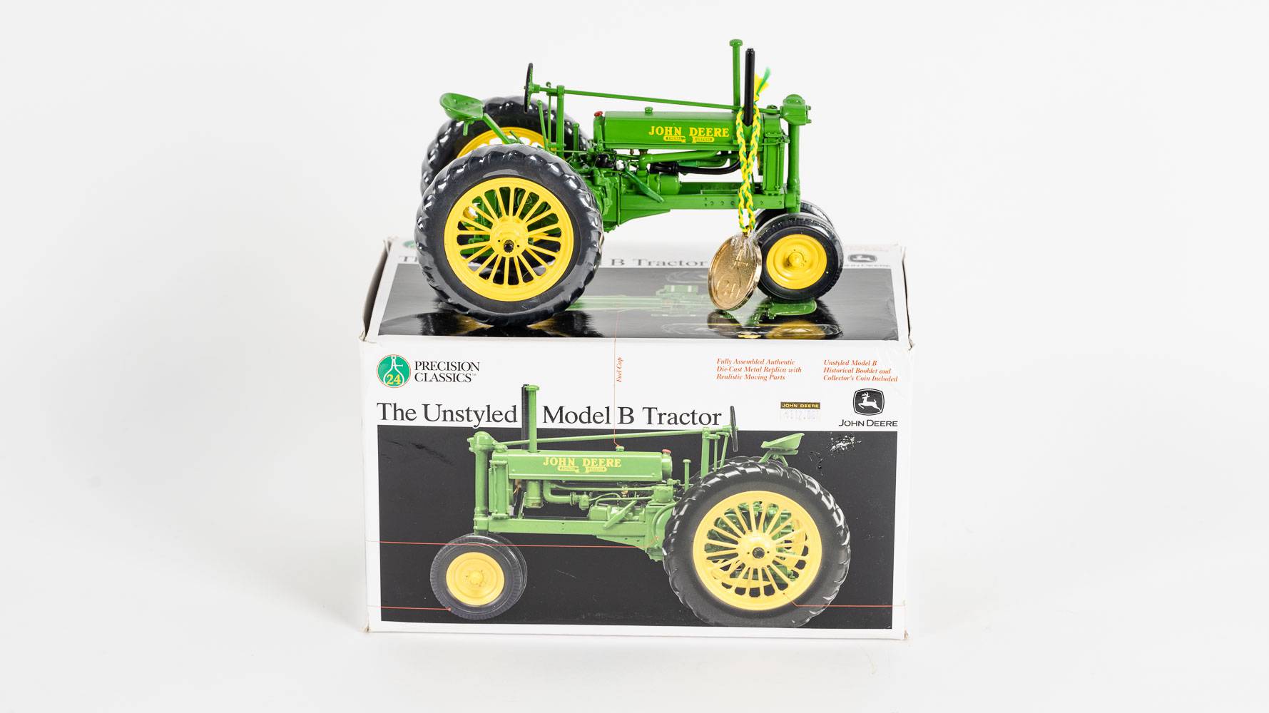 1:16 Scale John Deere - The Unstyled Model B Tractor Auction