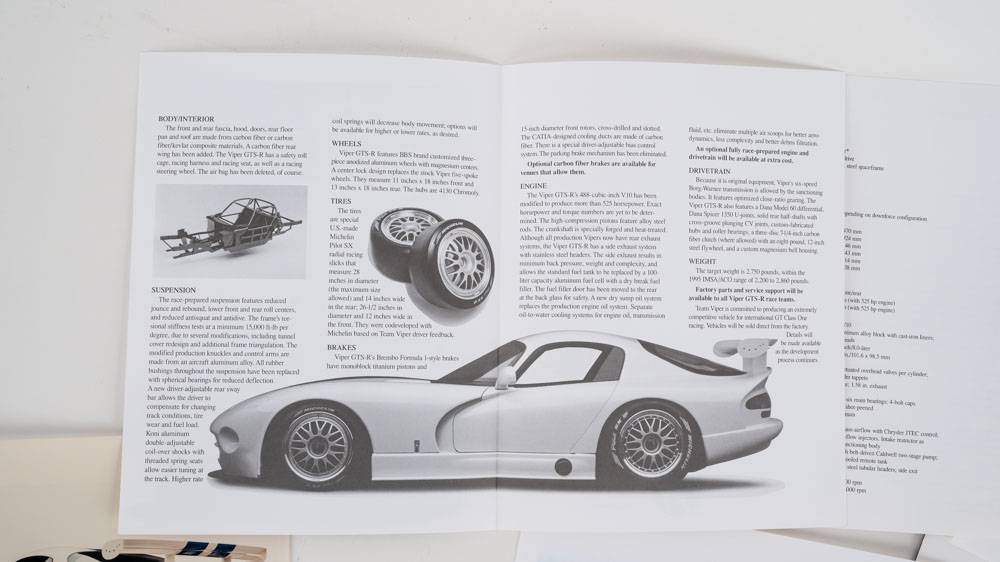 Dodge Viper GTS-R Motorsport Prints Set Auction | Mecum On Time