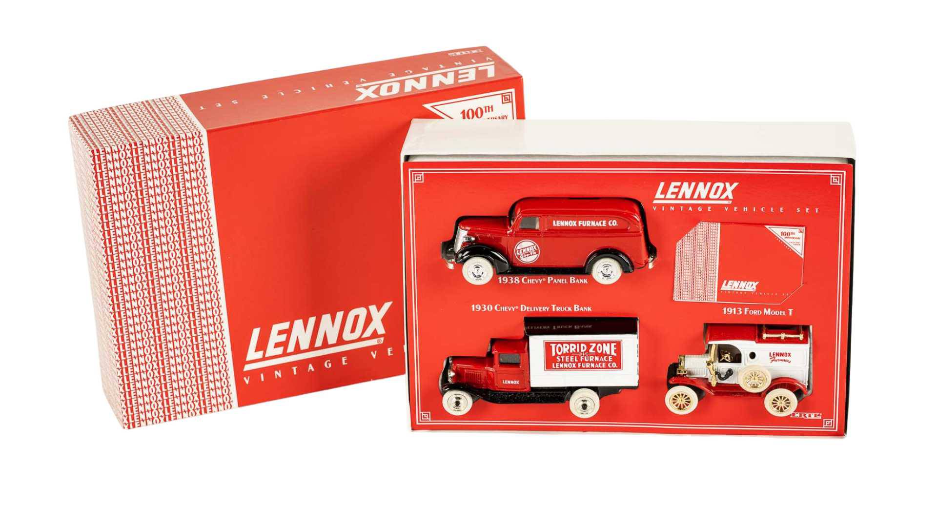 1985-1995 100th Anniversary - Lennox Vintage Vehicle Set Auction
