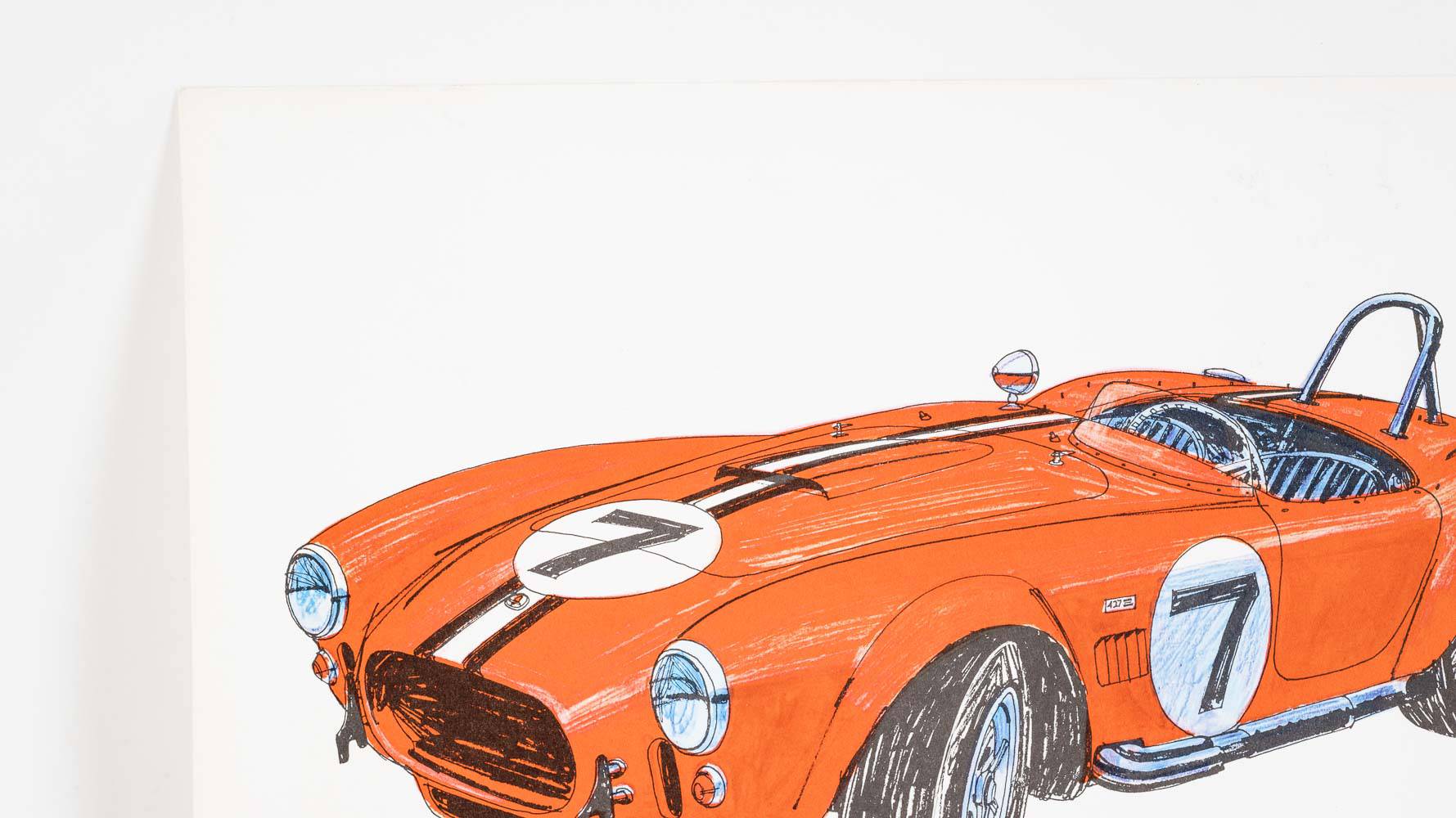1965 427 Cobra Sketch, Print by 