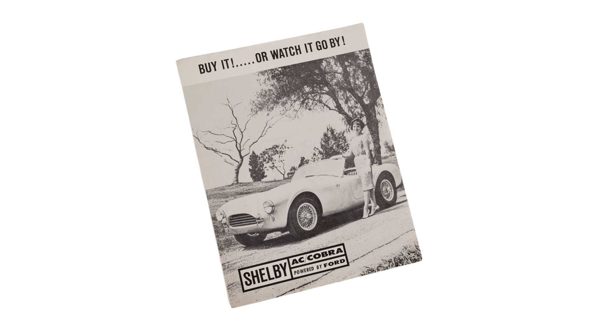 1962, The Very First Shelby AC/Cobra Showroom Brochure Auction