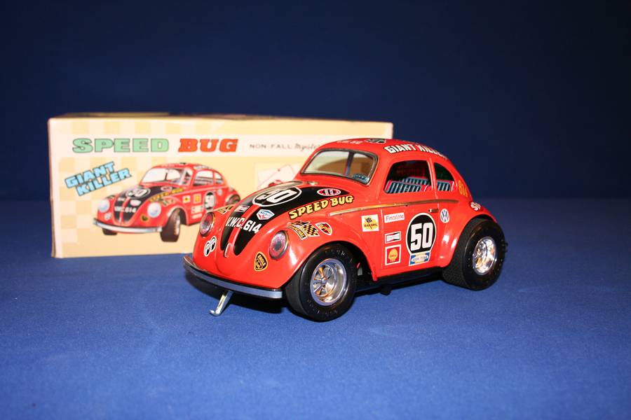 Taiyo Vintage Tin Volkswagen Giant Killer Speed Bug, No. 50