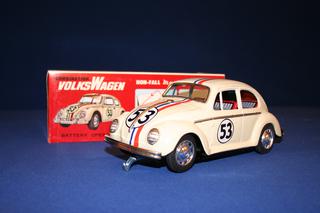 Vintage Taiyo Herbie The Love Bug Volkswagen Beetle Bump 'N Go
