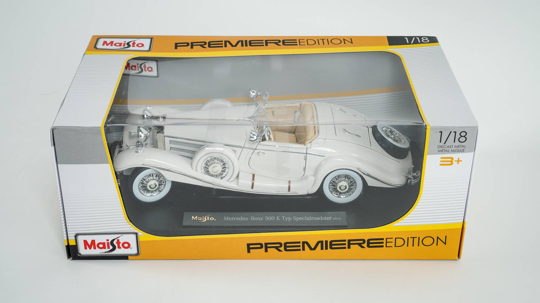 1:18 Scale 1936 Mercedes-Benz 500K Special Roadster Auction