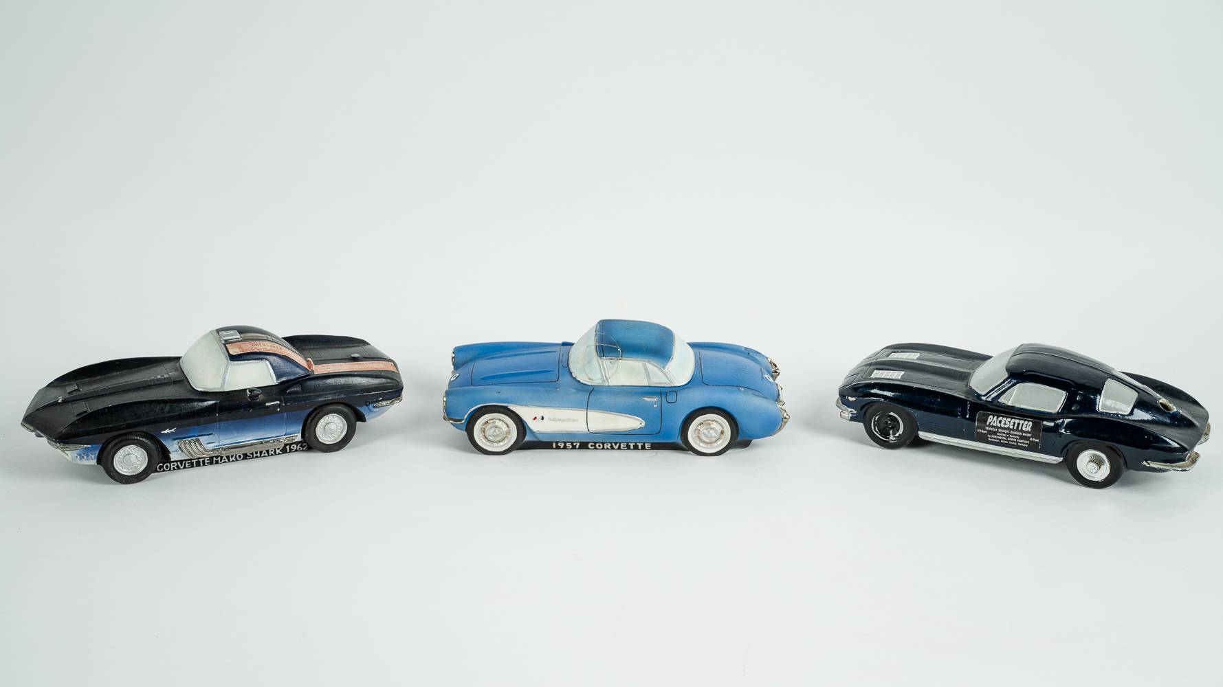 1957 Chevrolet Corvette Jim Beam, 1962 Corvette Mako Shark Ezra