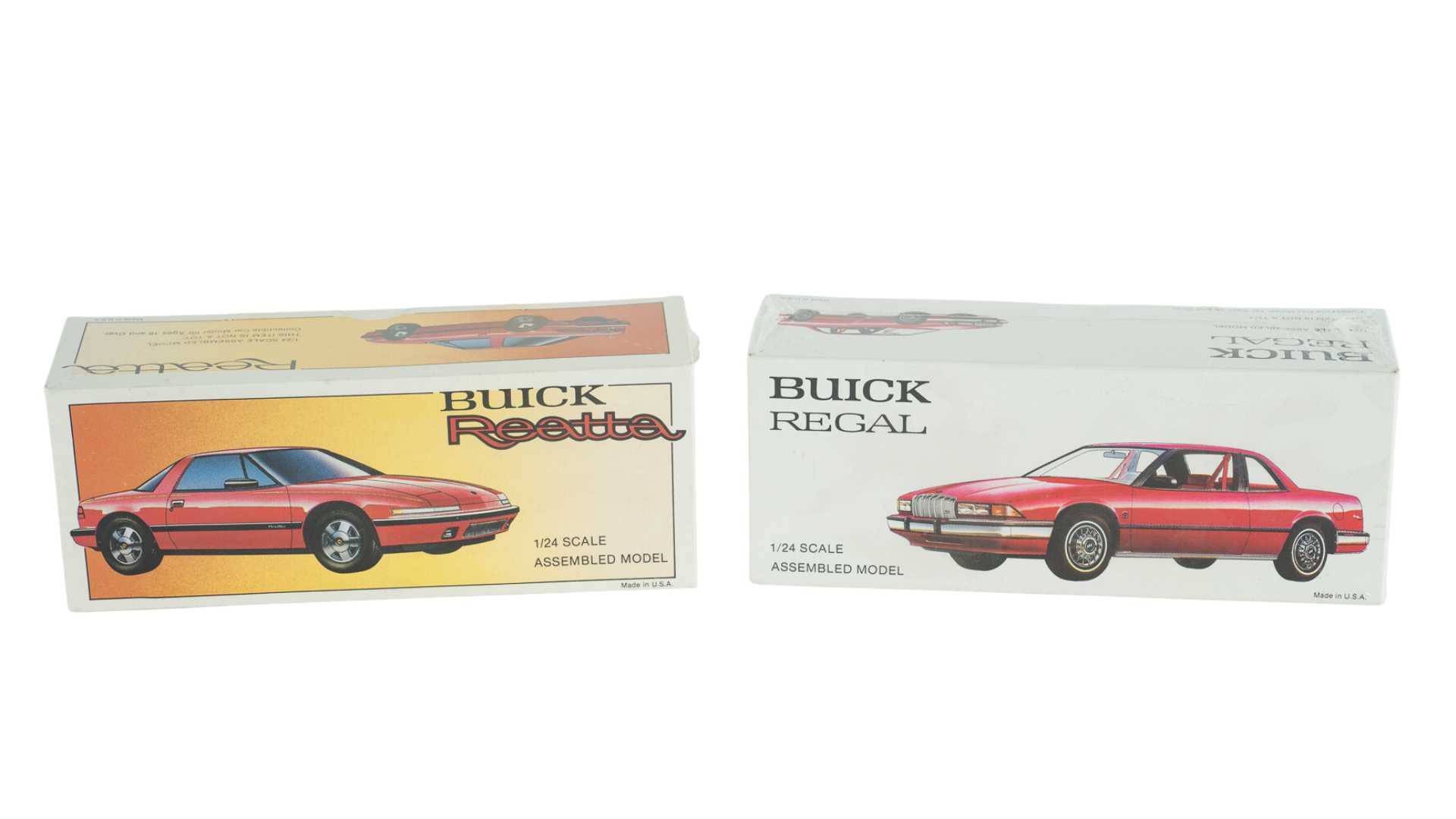 1:24 Scale Buick Reatta & Buick Regal Collectible Car Models, Lot