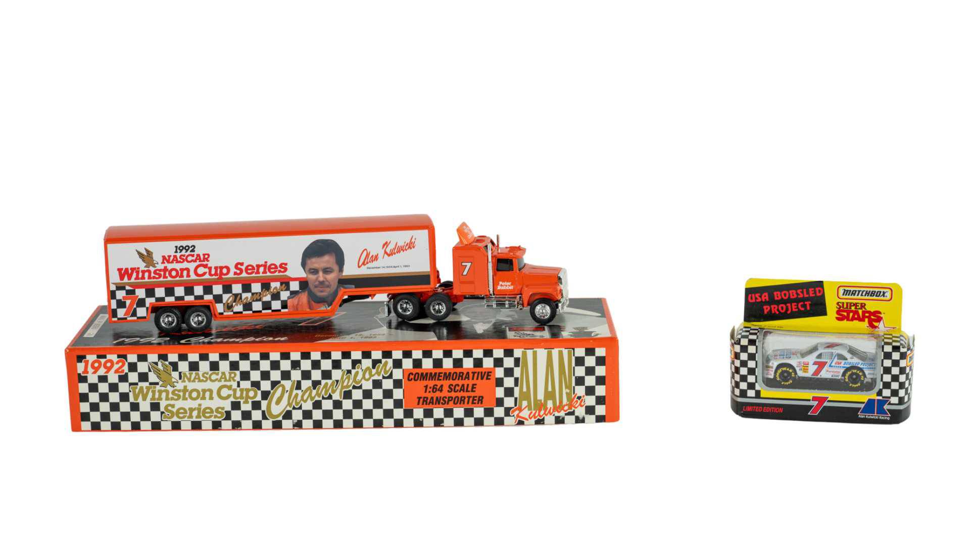 1992-93 Jimmy Hensley & Alan Kulwicki No. 7 Race Car & Transporter