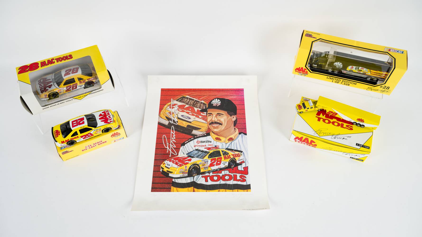 1990s Ernie Irvan No. 28 Mac Tools Die-Cast Set Auction | Mecum On