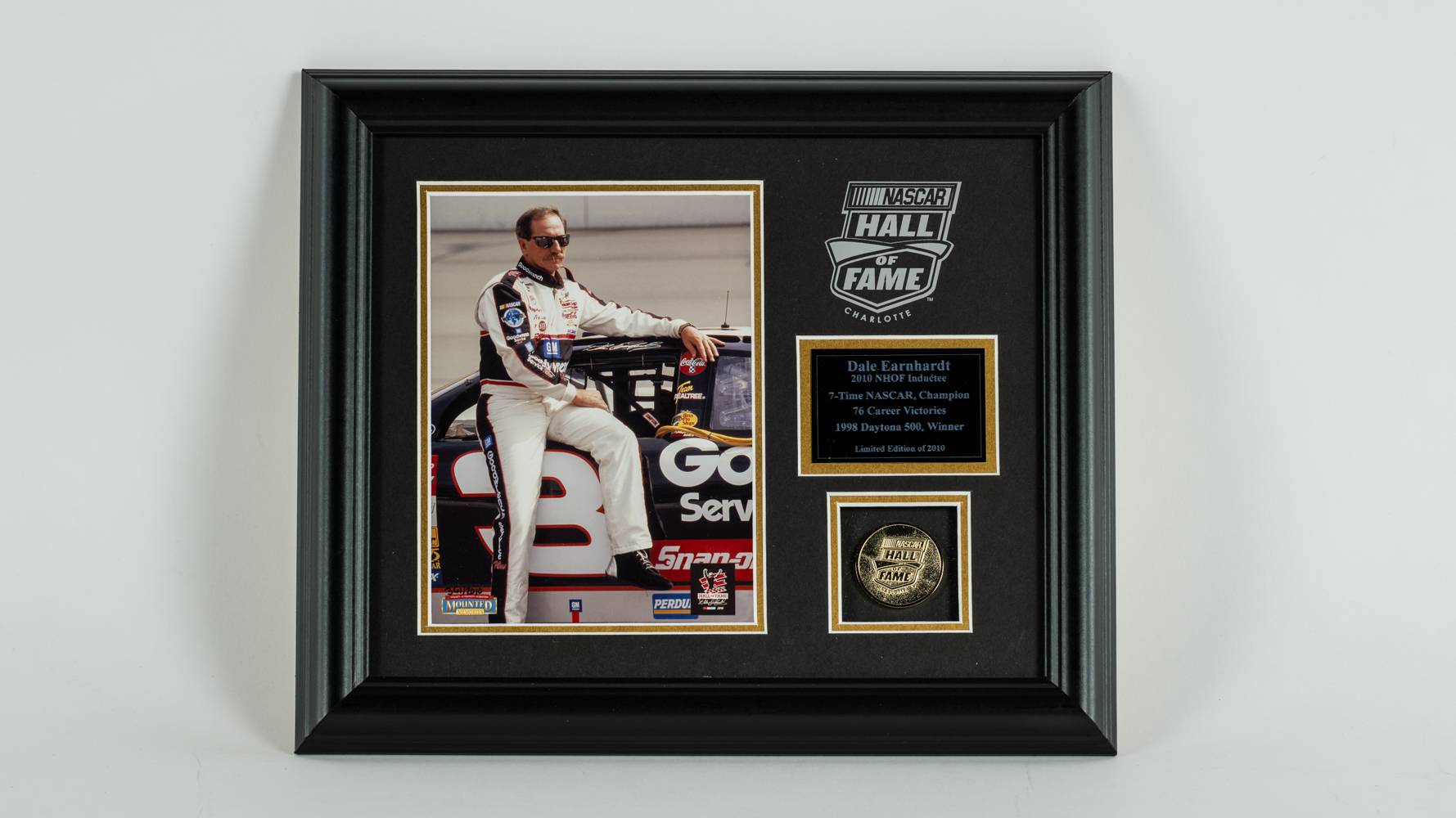 Dale Earnhardt Sr. NASCAR Hall of Fame 'Mounted Memories' No. 361