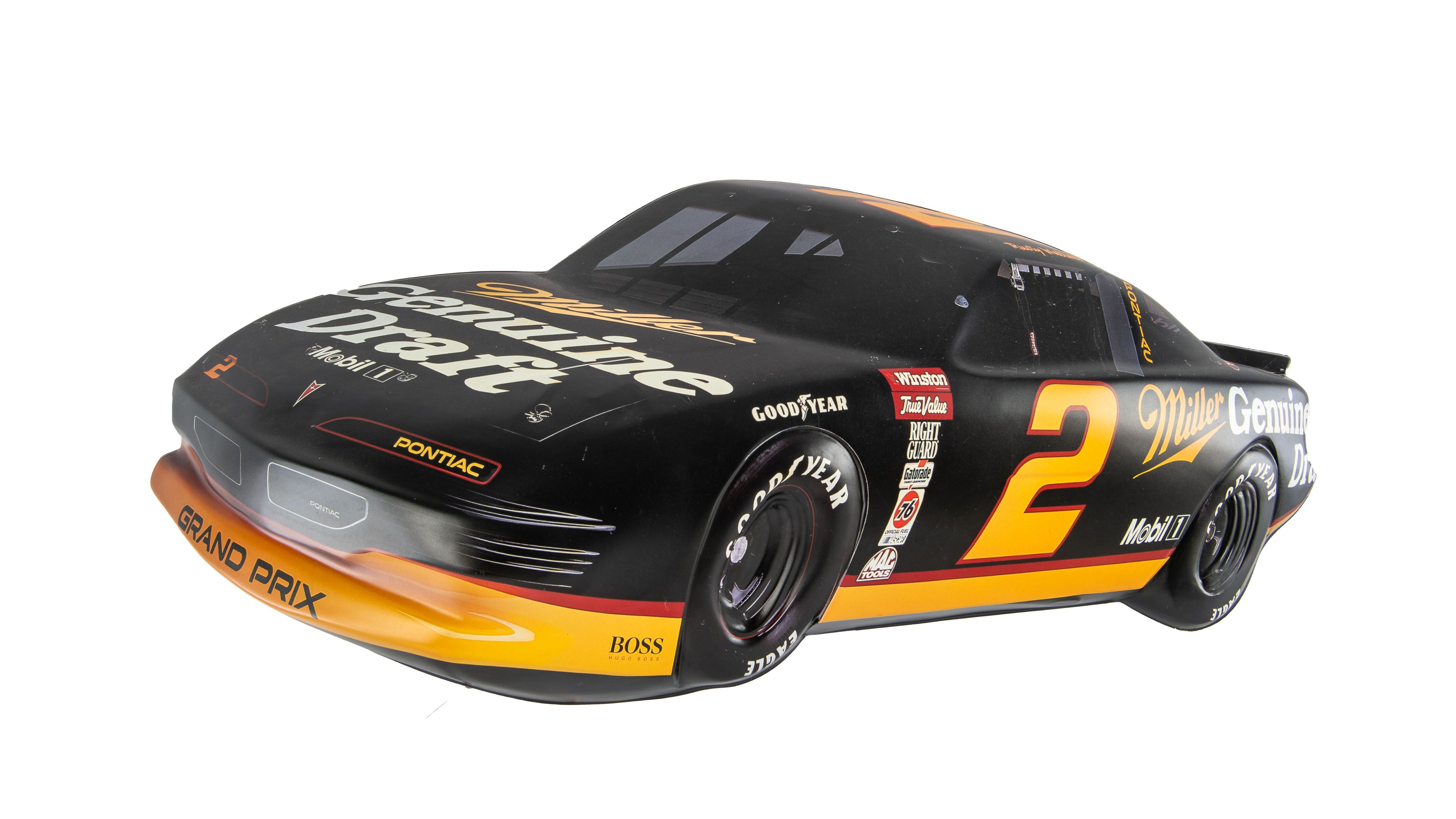 No. 2 Miller Genuine Draft Stock Car Single-Sided Plastic Light