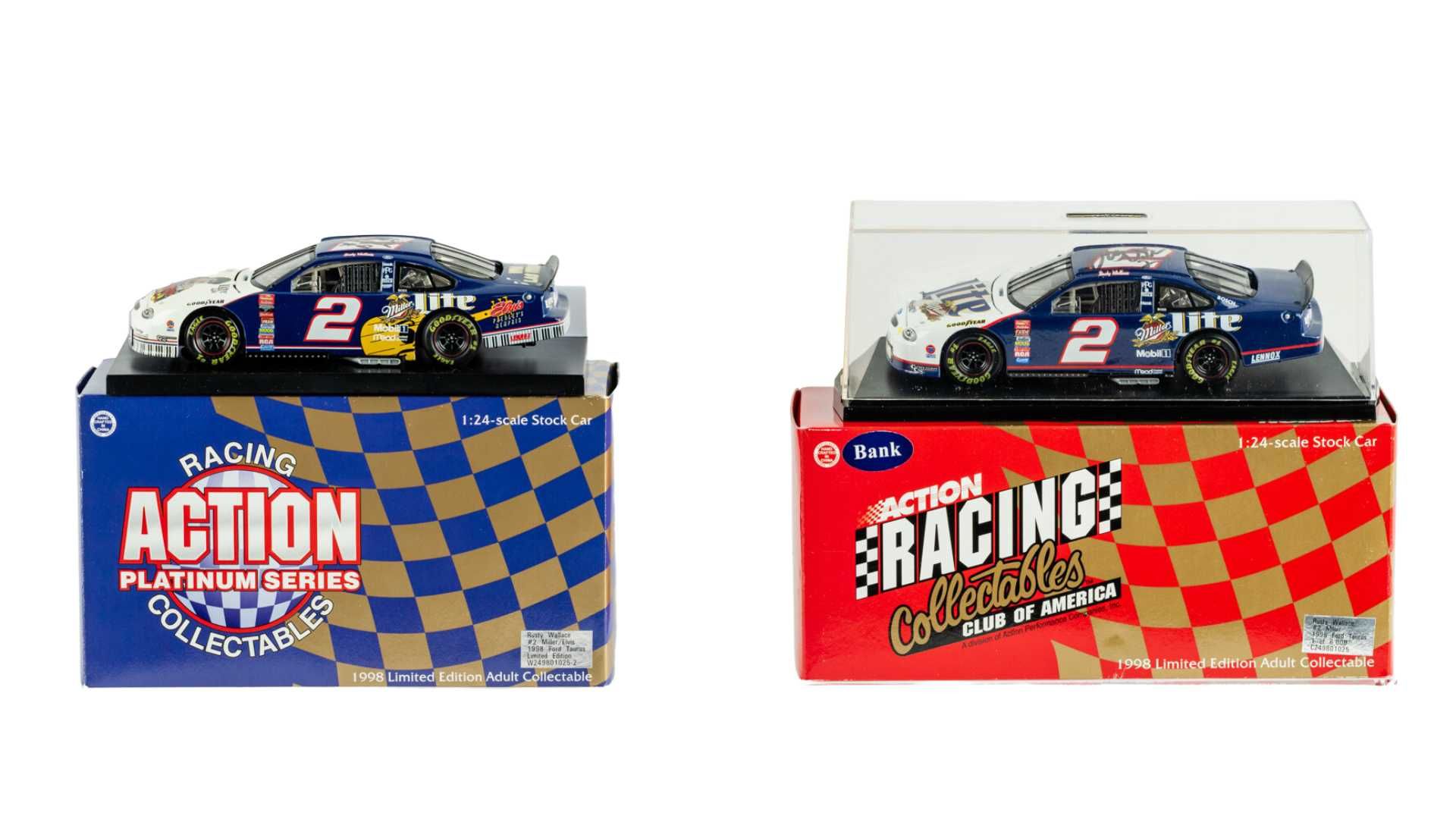 1998 Autographed Rusty Wallace No. 2 Miller Lite/Elvis Stock Cars