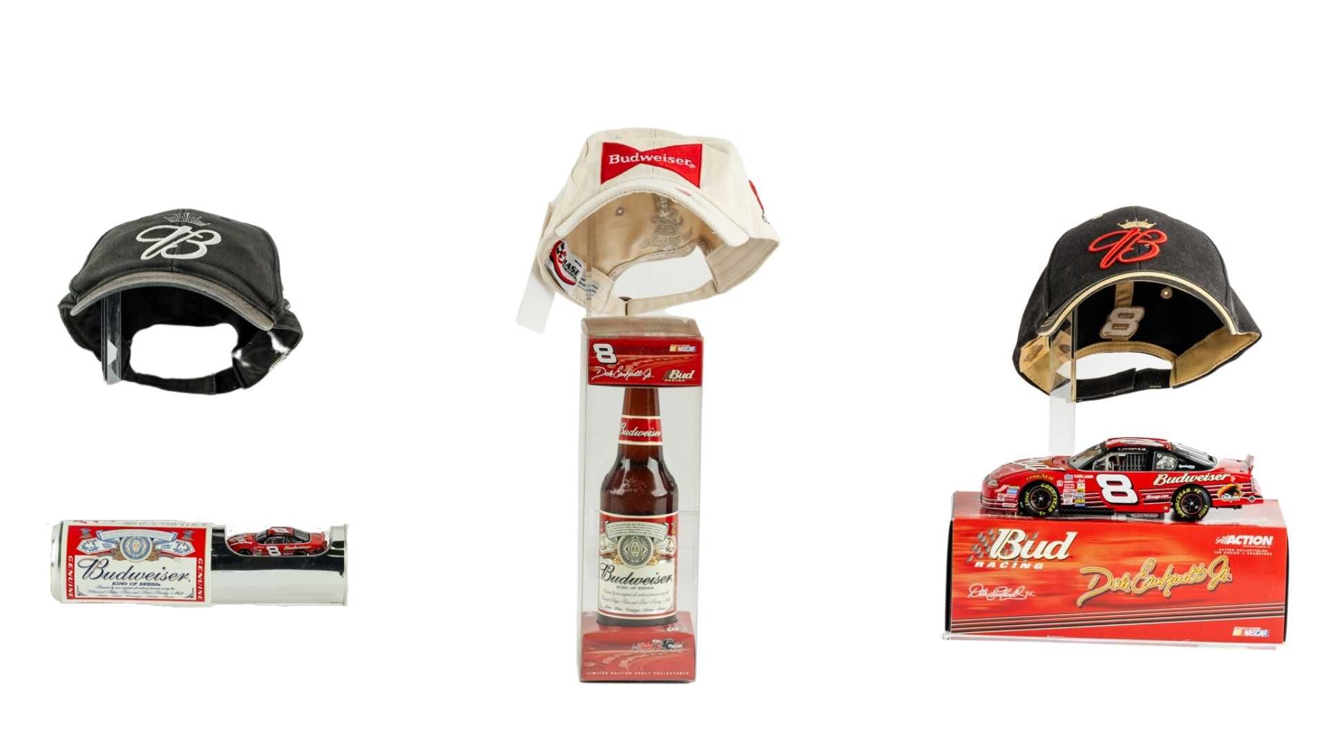 Dale Earnhardt Jr. Autographed No. 8 Budweiser Stock Car Bank