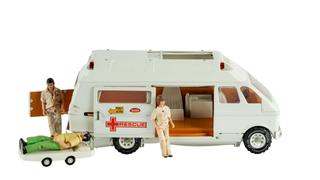 Jouet Ancien Tonka – Ambulance Fourgon En Acier – Vintage Années 1960