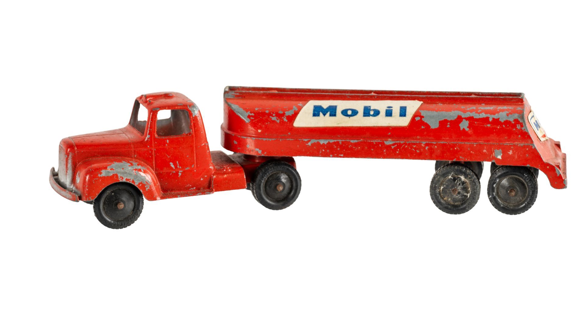 Mobil Gasoline Tanker Truck Tootsietoy