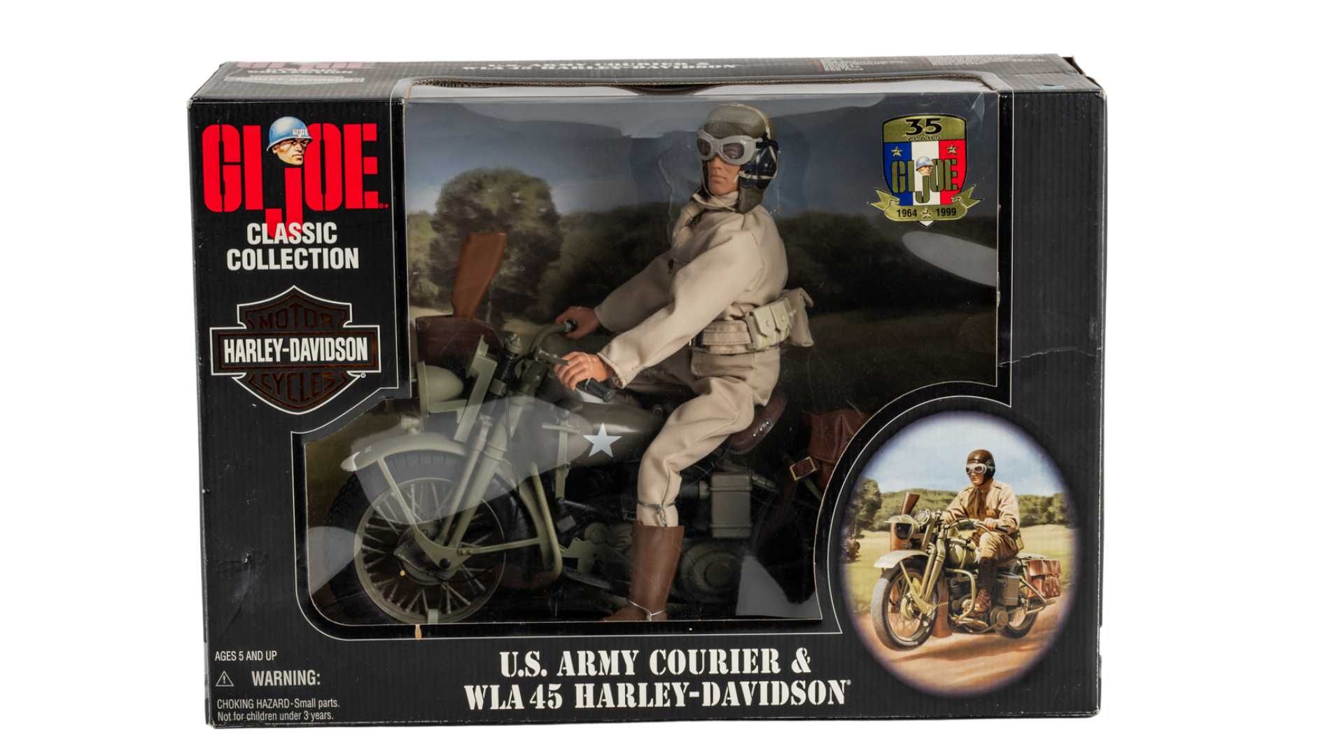 ミリタリー G.I. Joe U.S. ArmyCourier&WLA45 Hasbro Toys GI Joe 12 Inch US Army Courier & WLA 45 Harley