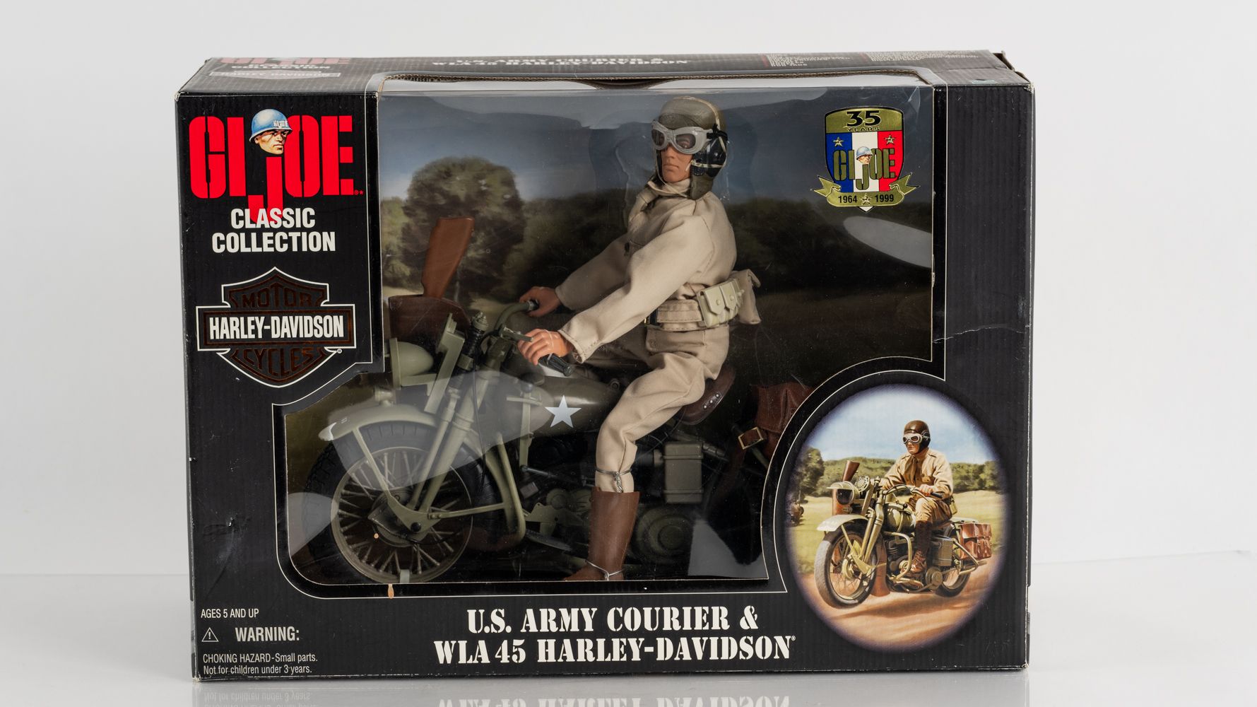 G.I Joe Classic Edition: U.S Army Courier & WLA 5 Harley-Davidson Action  Figure Auction | Mecum On Time