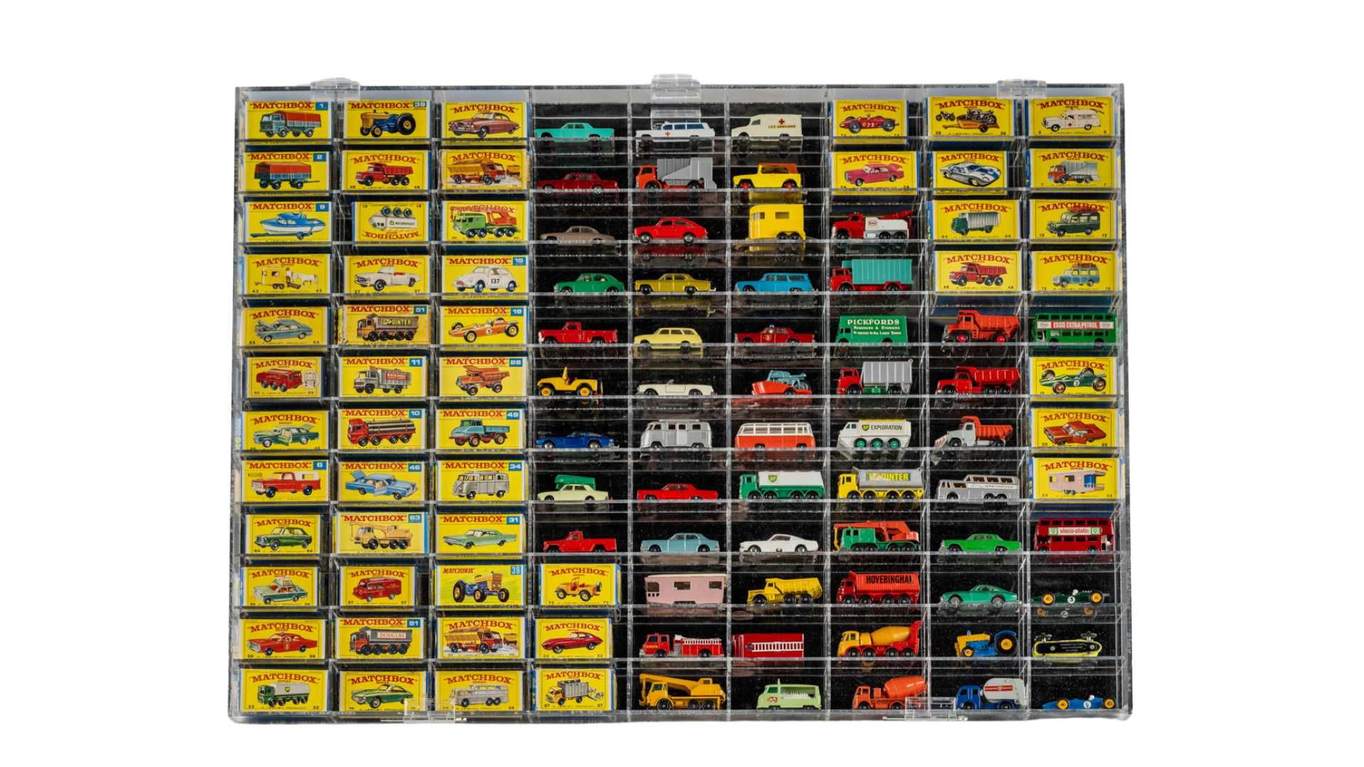 Sold at Auction: Matchbox Carry Case w/ Tag & Cars