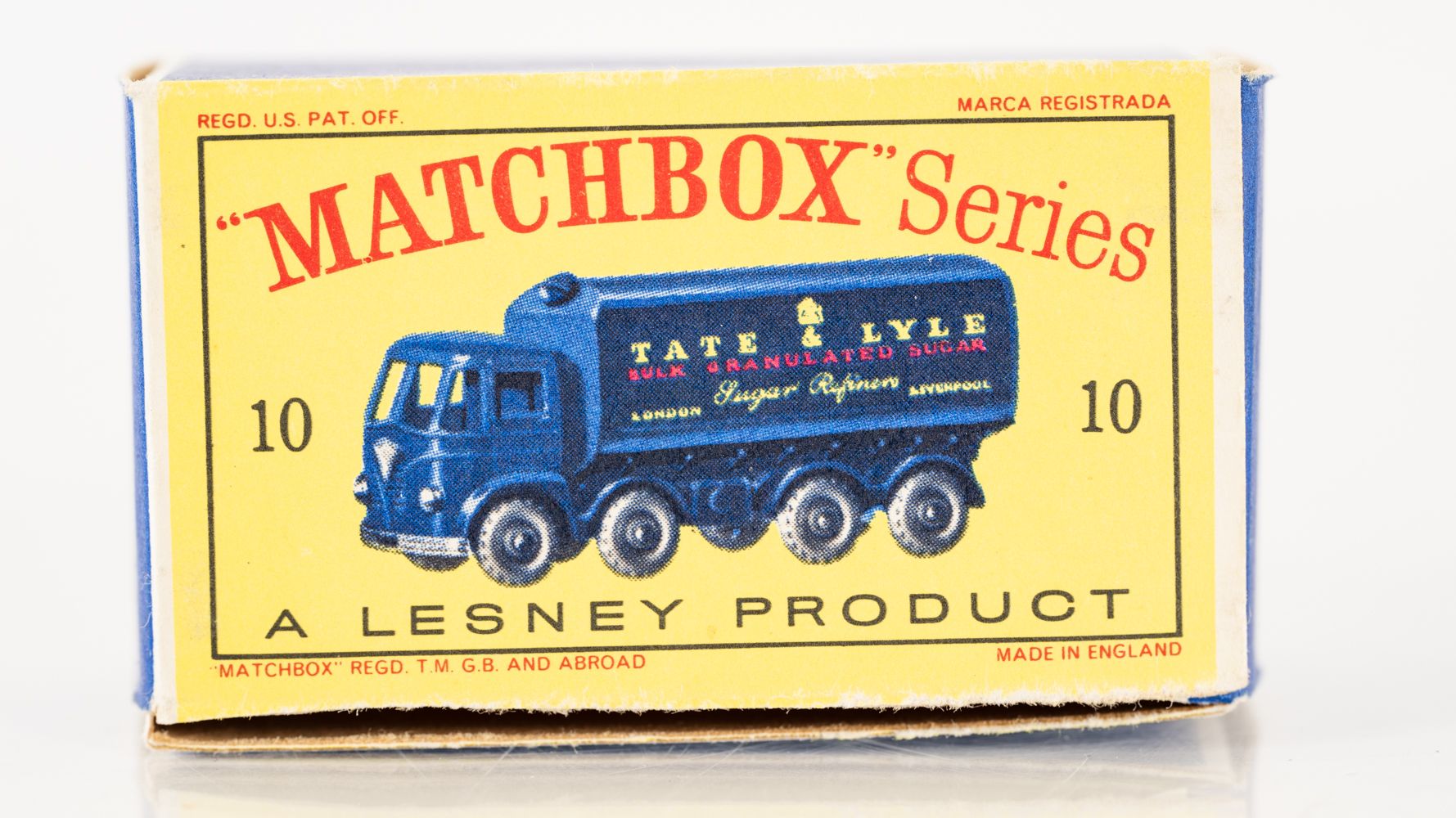 MATCHBOX N°10 SUGAR CONTAINER TRUCK 1961 MATCHBOX N°10 SUGAR CONTAINER TRUCK 1961 MATCHBOX N°10 SUGAR