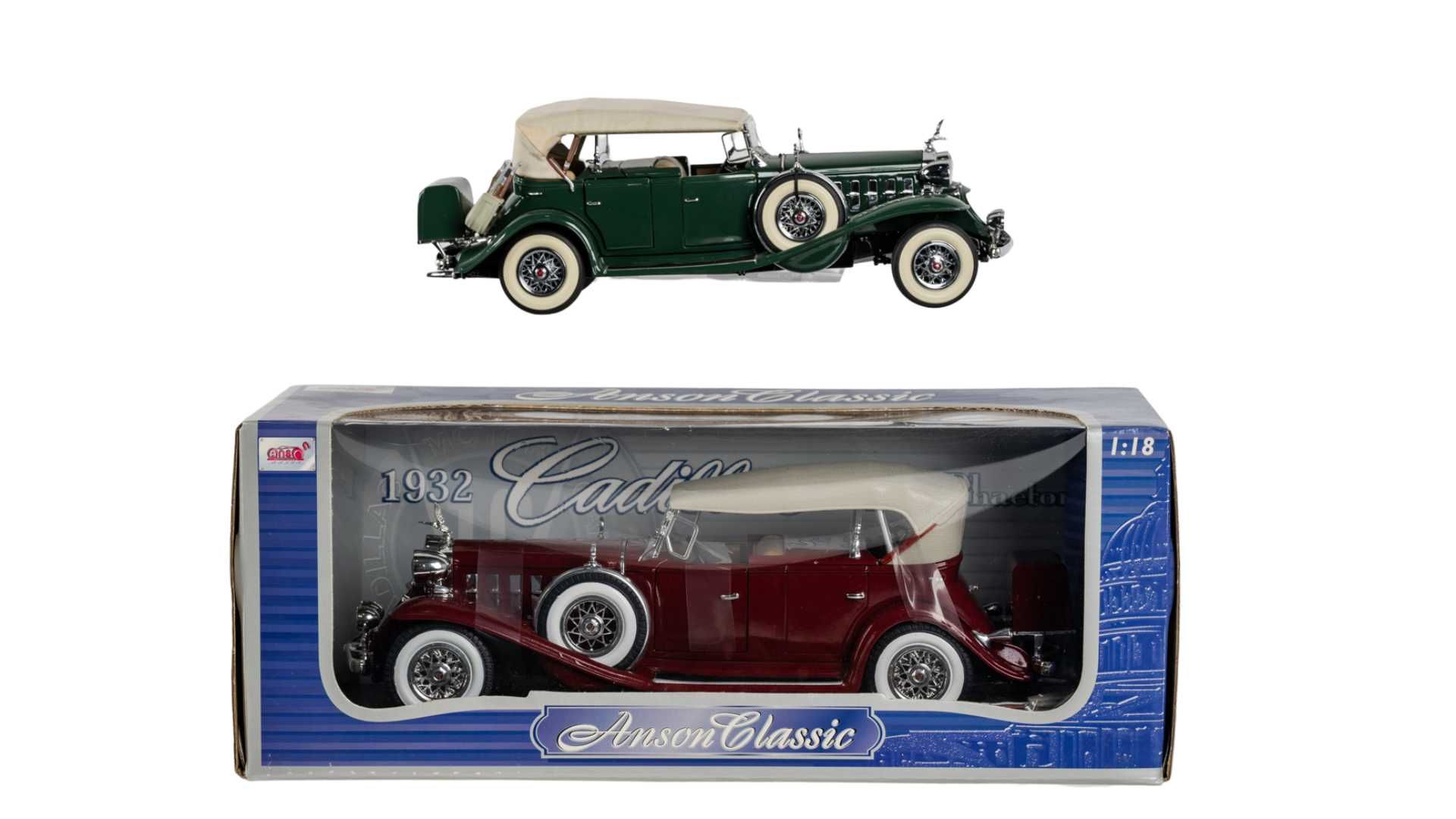 1932 Cadillac V-16 & Sport Phaeton Scale Models by The Danbury